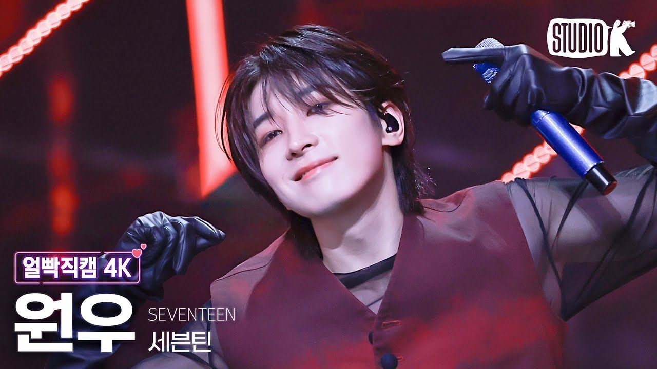 A moment captured by Wonwoo (SEVENTEEN)'s fan