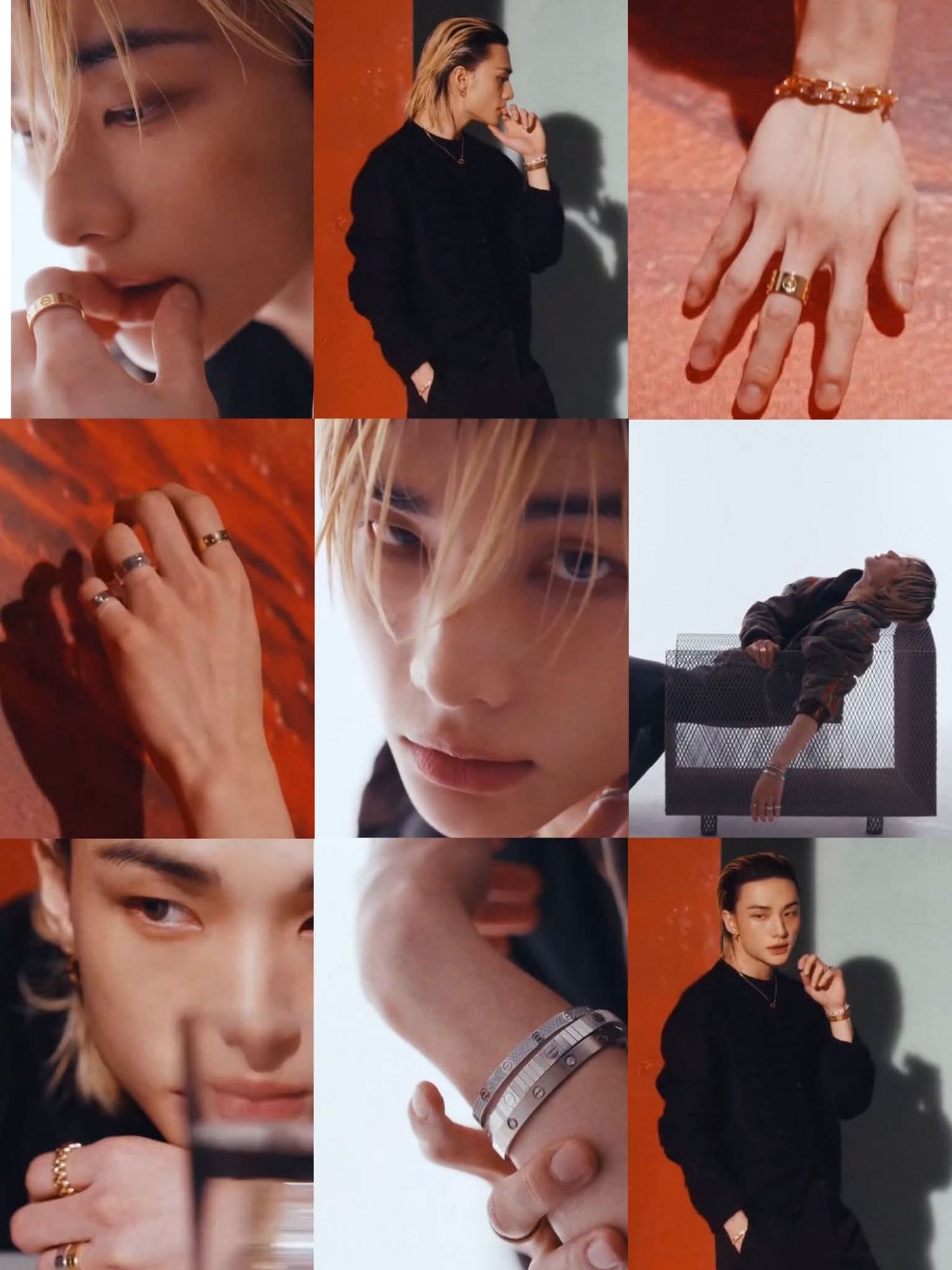 Recent activity shot of Hyunjin (Stray Kids)