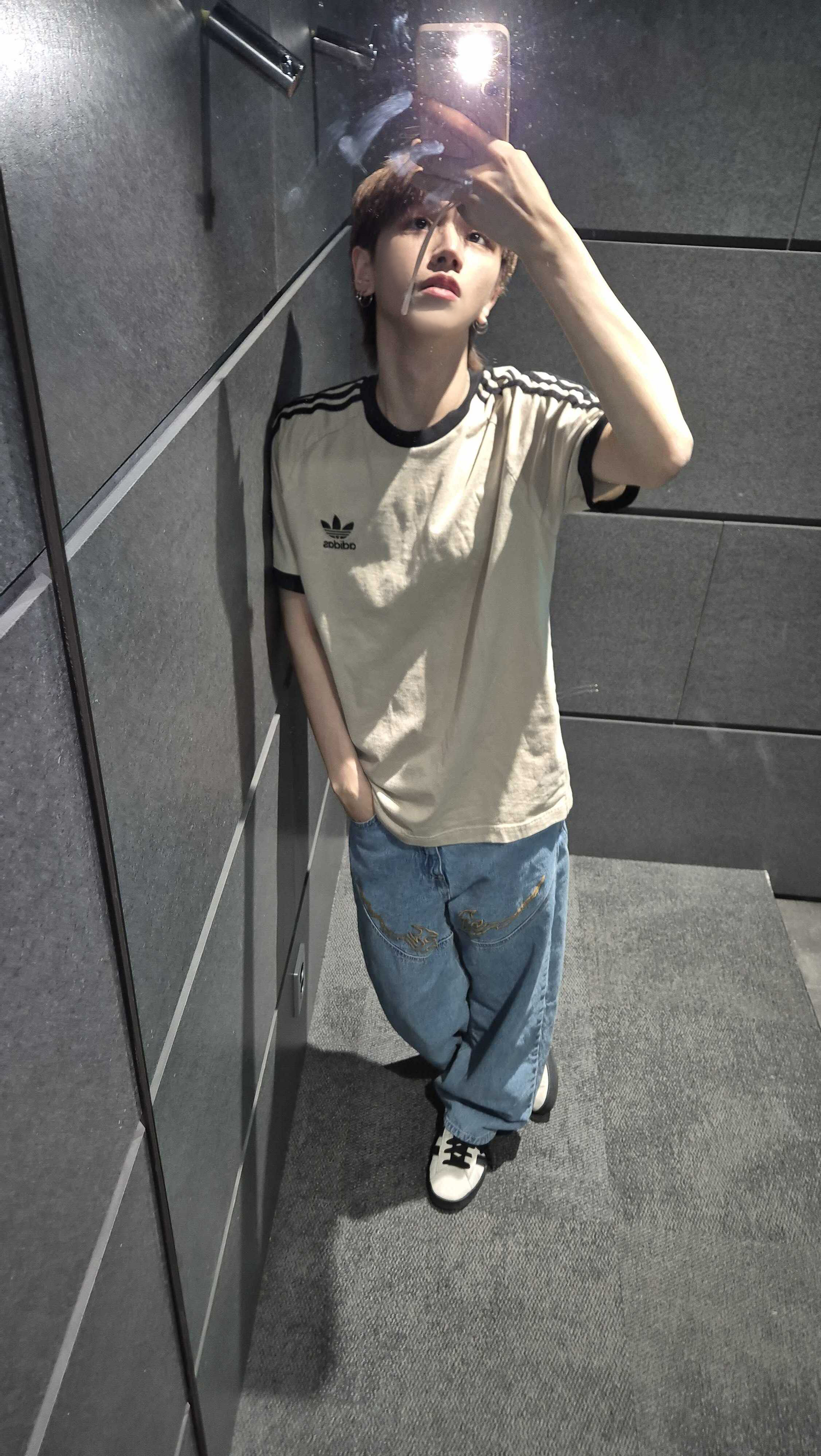 A moment captured by Riwoo (BOYNEXTDOOR)'s fan