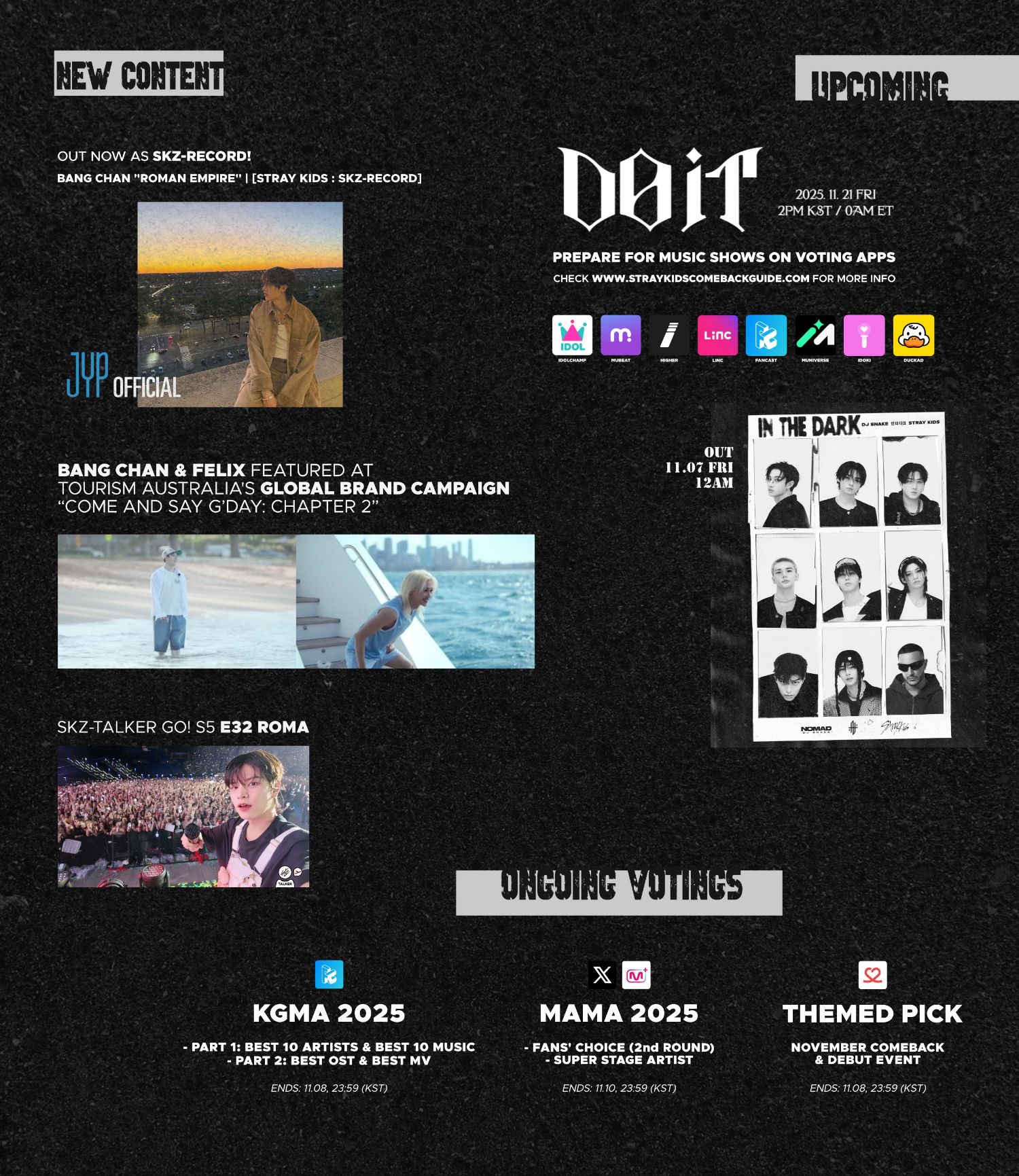 Stray Kids의 비하인드 컷