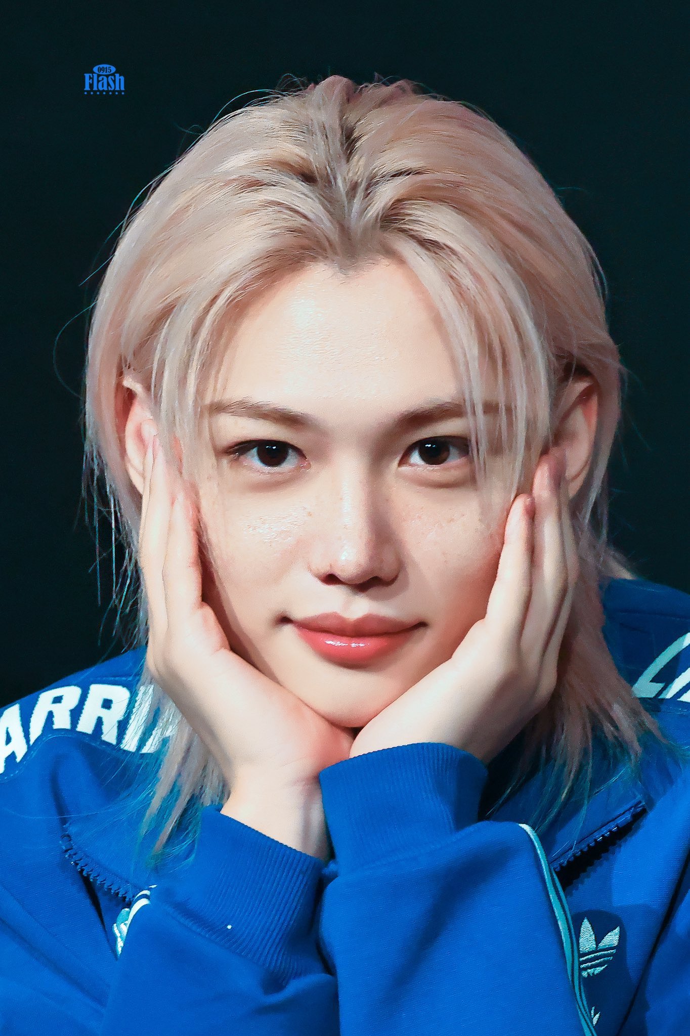 A moment captured by Felix (Stray Kids)'s fan