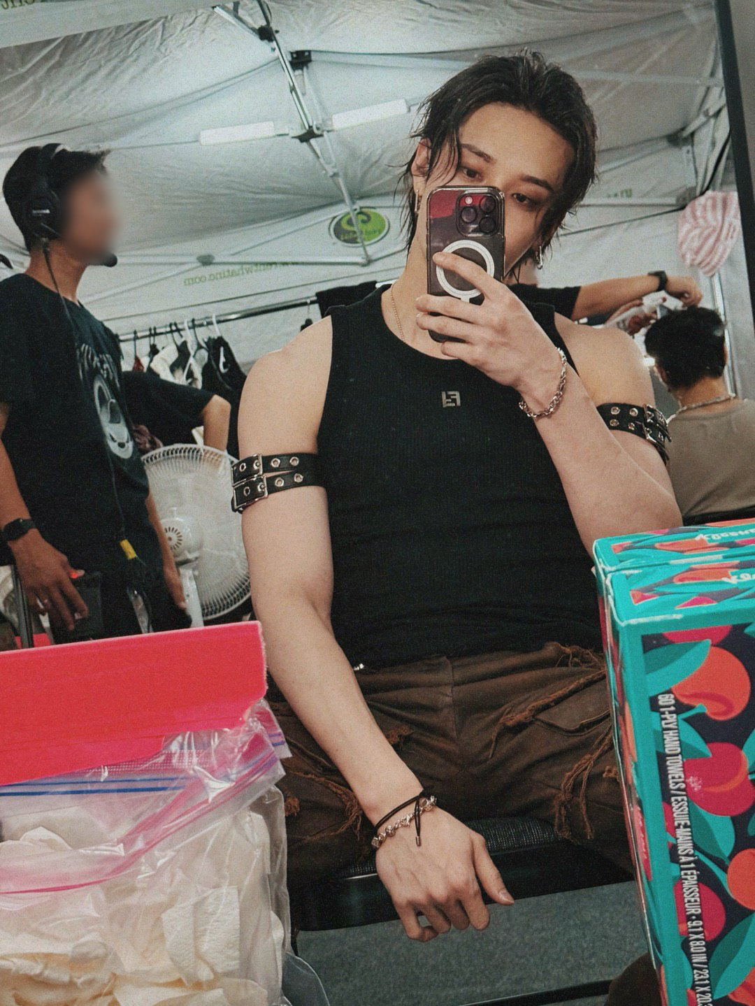Behind-the-scenes cut of Bang Chan (Stray Kids)