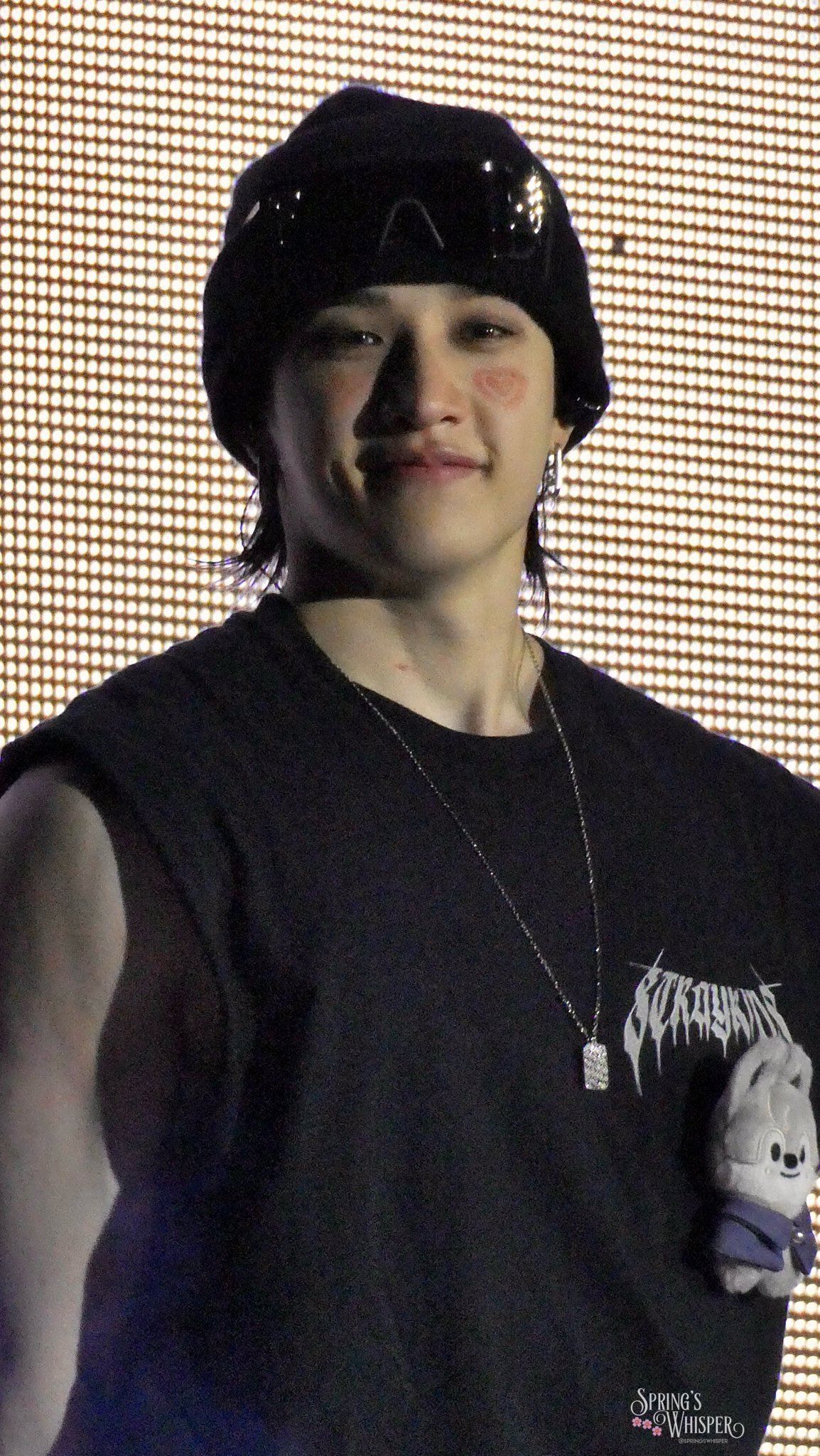 Recent activity shot of Bang Chan (Stray Kids)