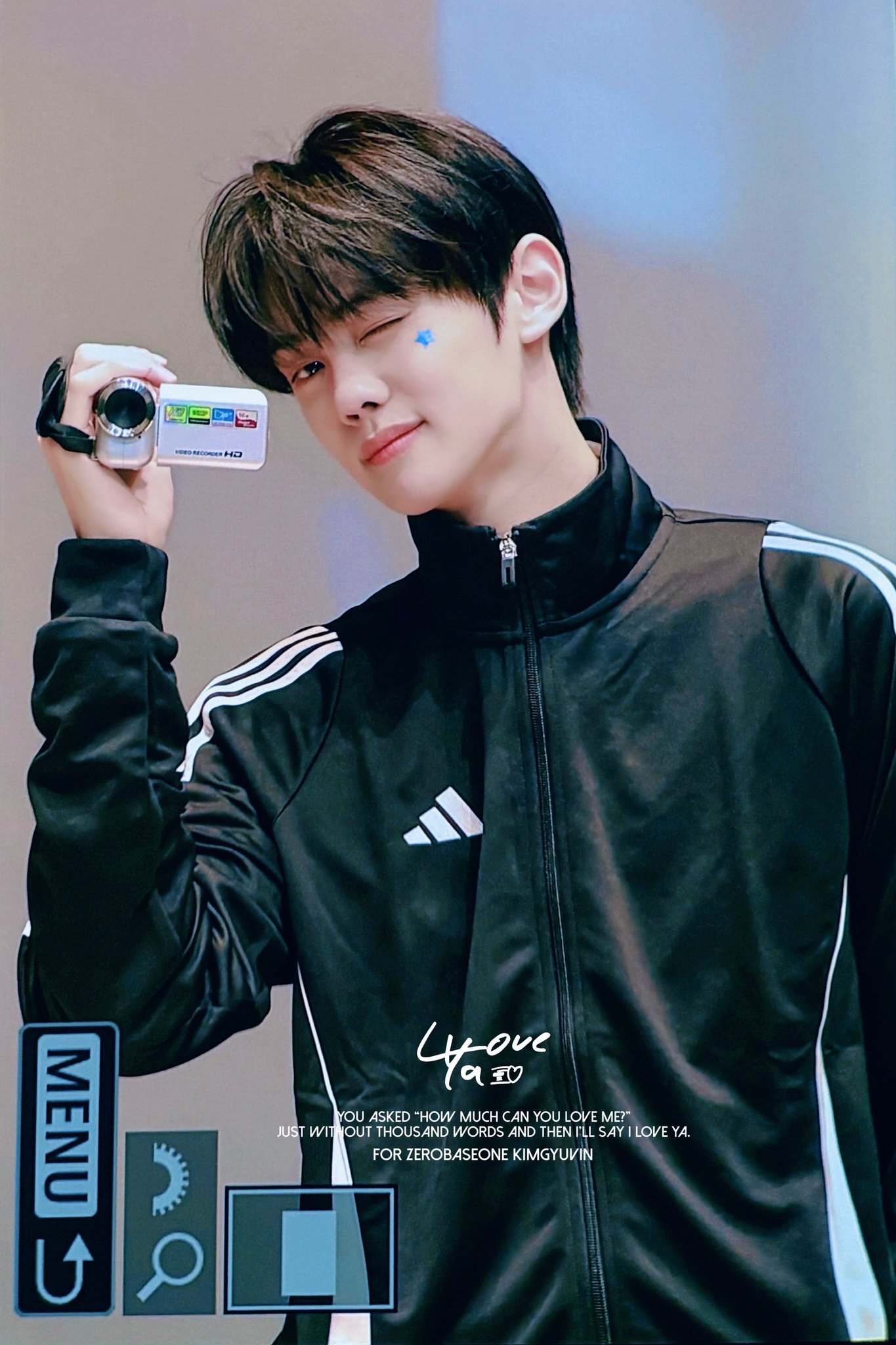 Recent activity shot of Kim Gyuvin (ZEROBASEONE)