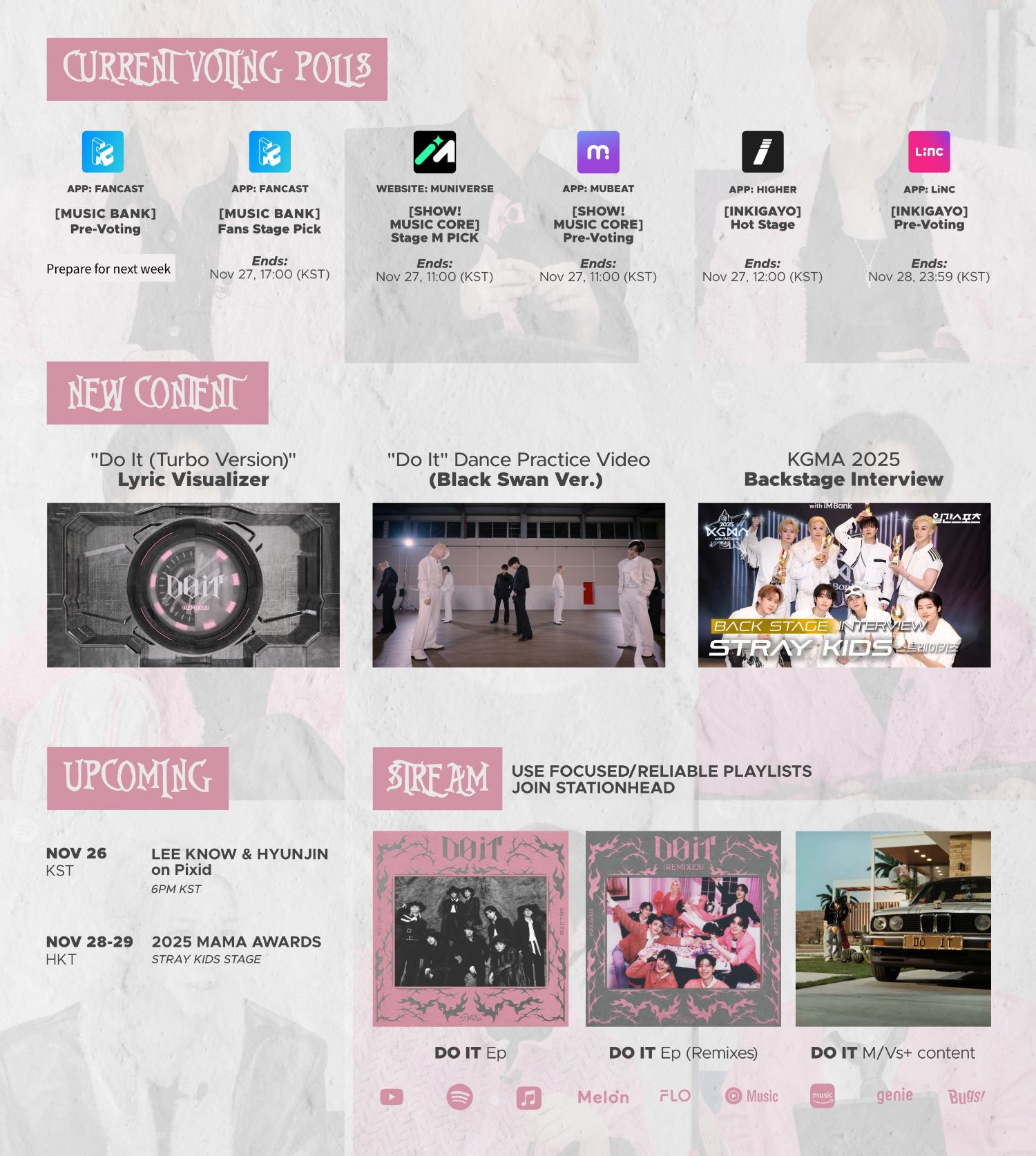 Stray Kids의 비하인드 컷