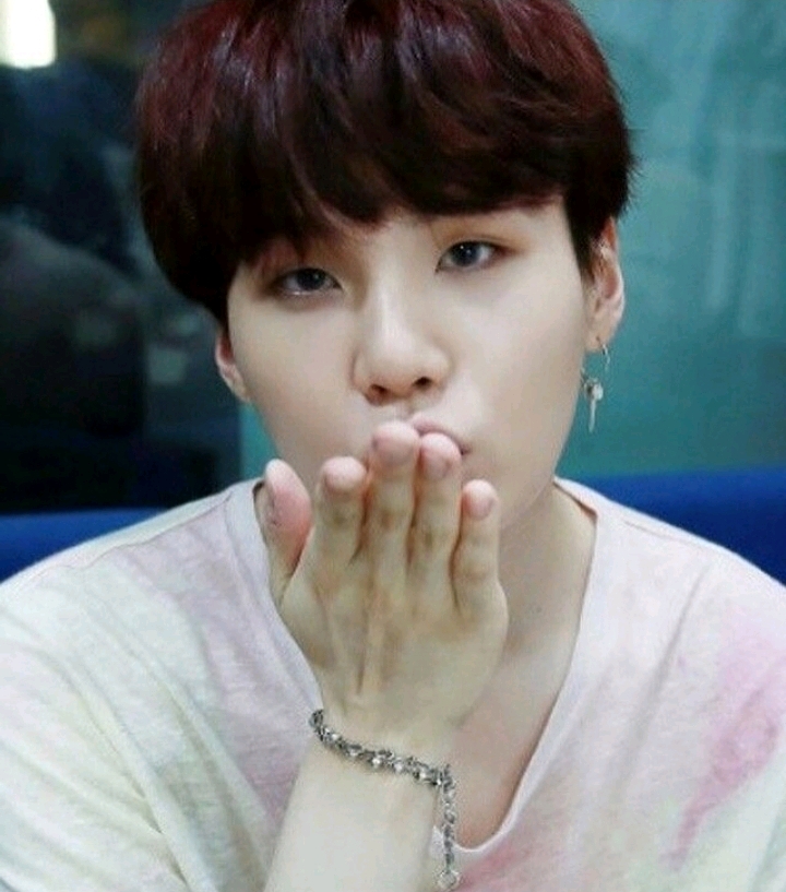 Recent activity shot of SUGA (BTS)