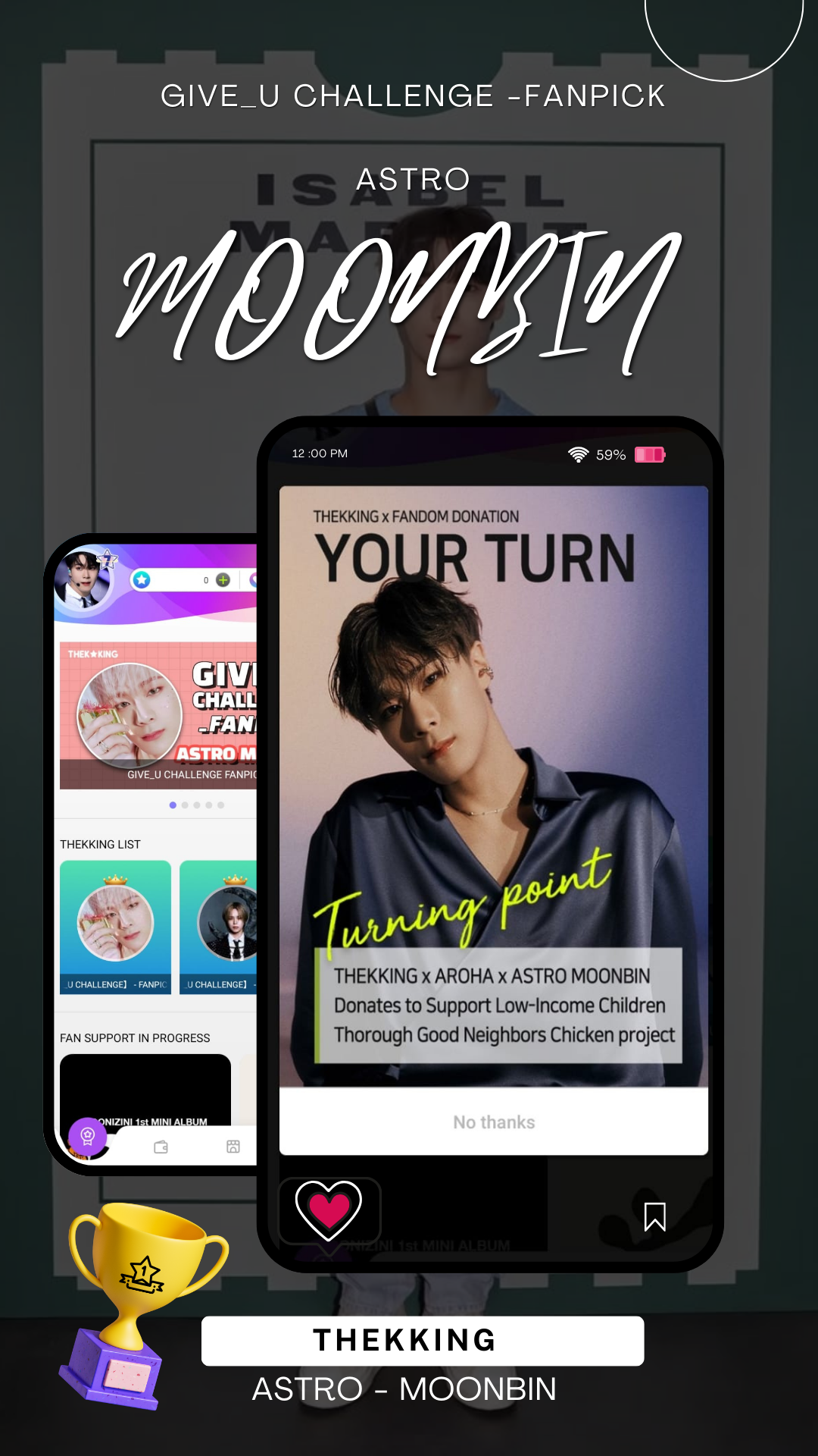 The most beloved wallpaper among Moonbin (ASTRO)'s fans