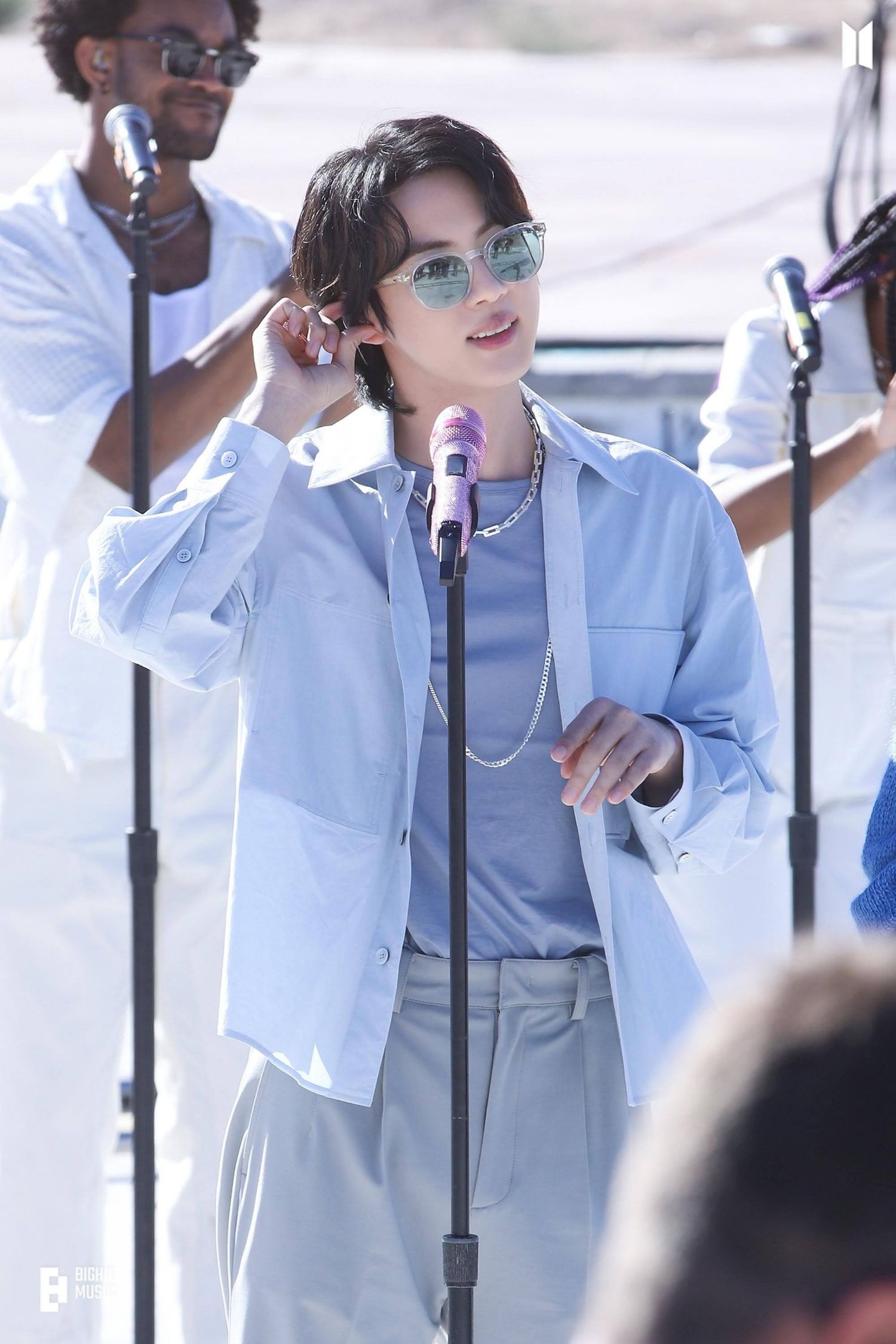 A moment captured by Jin (BTS)'s fan