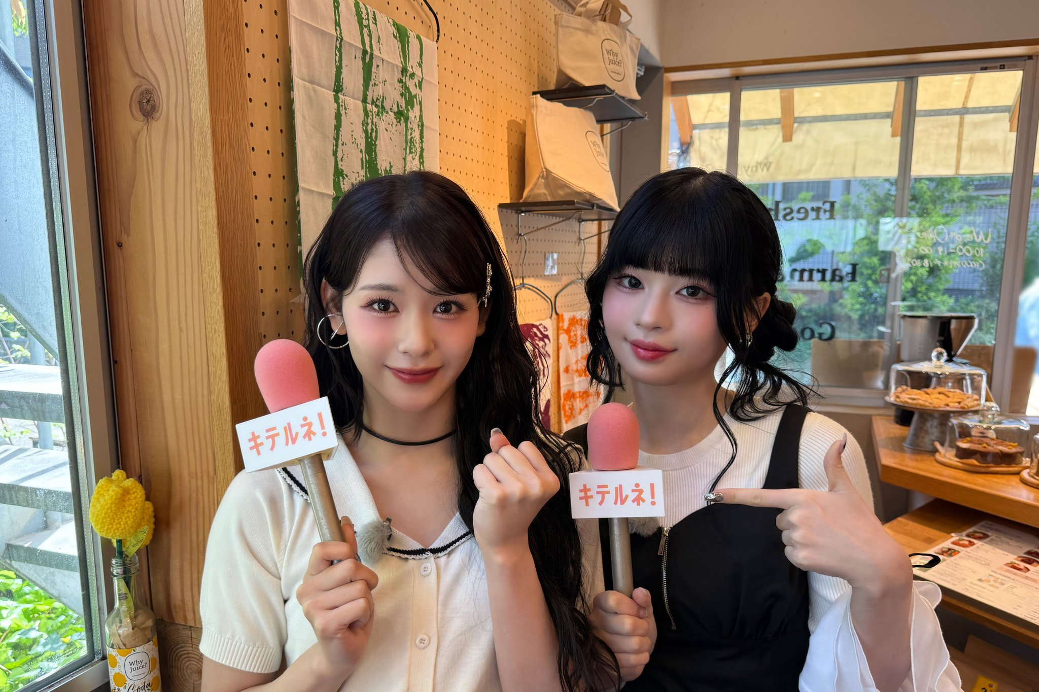 石井蘭 (ME:I)の舞台裏ショット