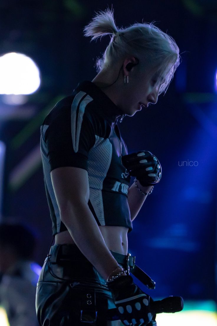 Recent activity shot of Bang Chan (Stray Kids)