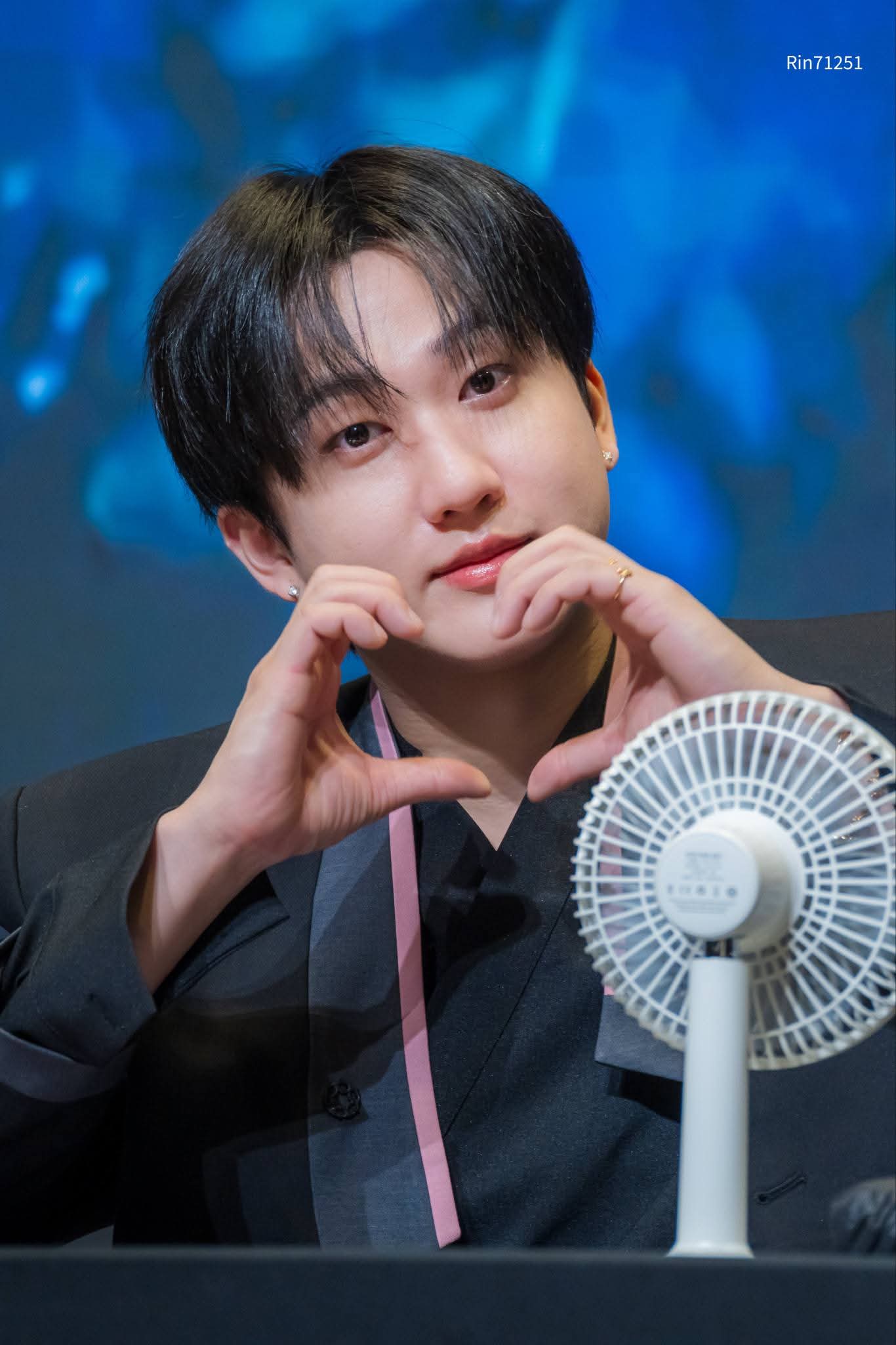 A moment captured by Changbin (Stray Kids)'s fan