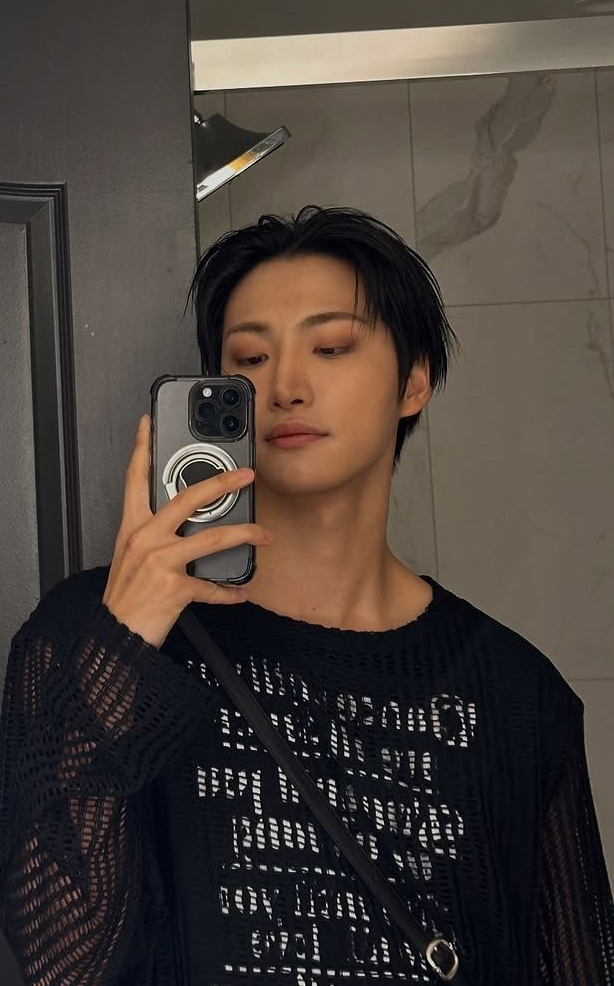Recent activity shot of Seonghwa (ATEEZ)