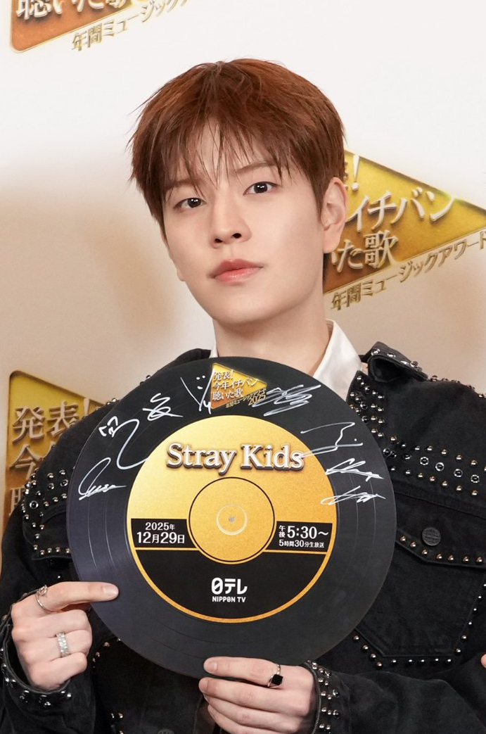 Recent activity shot of Seungmin (Stray Kids)