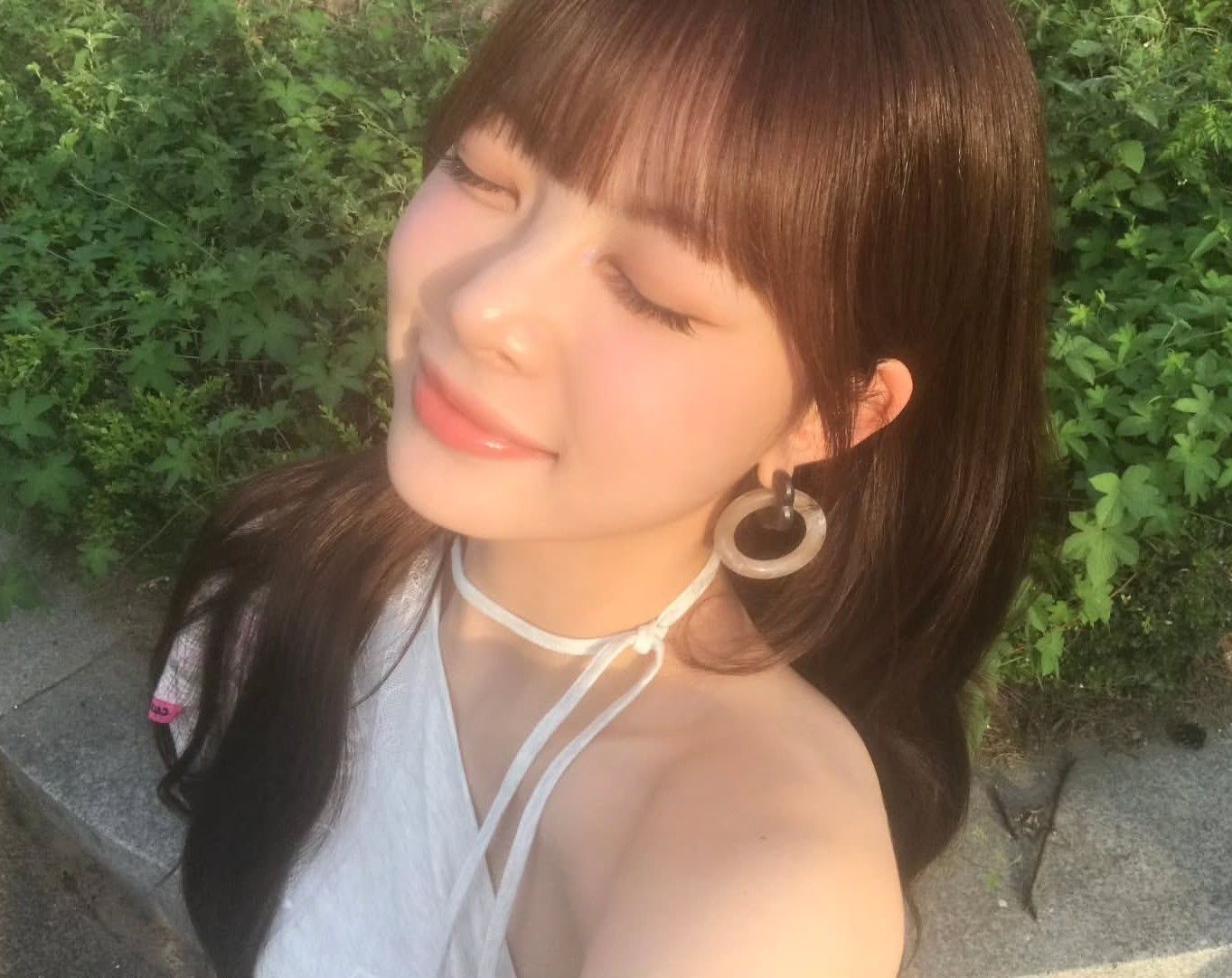 Recent activity shot of Hong Eunchae (LE SSERAFIM)