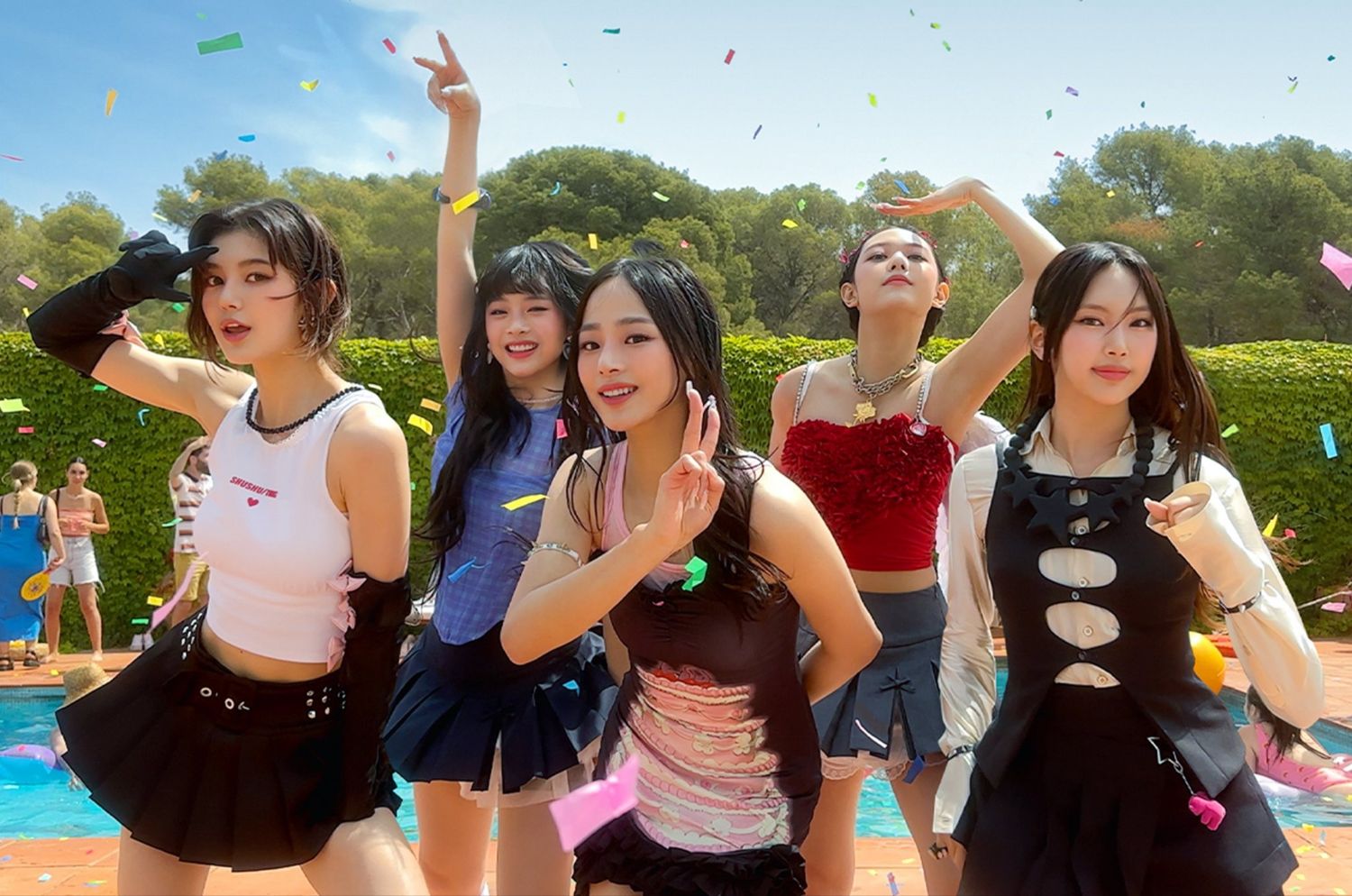 Recent activity shot of NewJeans