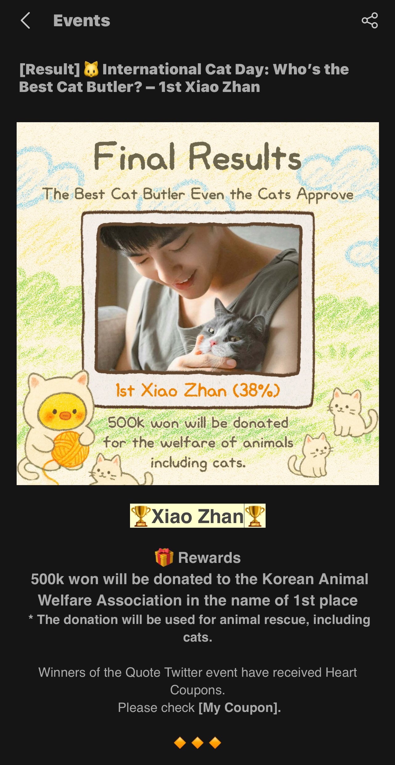 Today's most popular wallpaper in the Xiao Zhan community