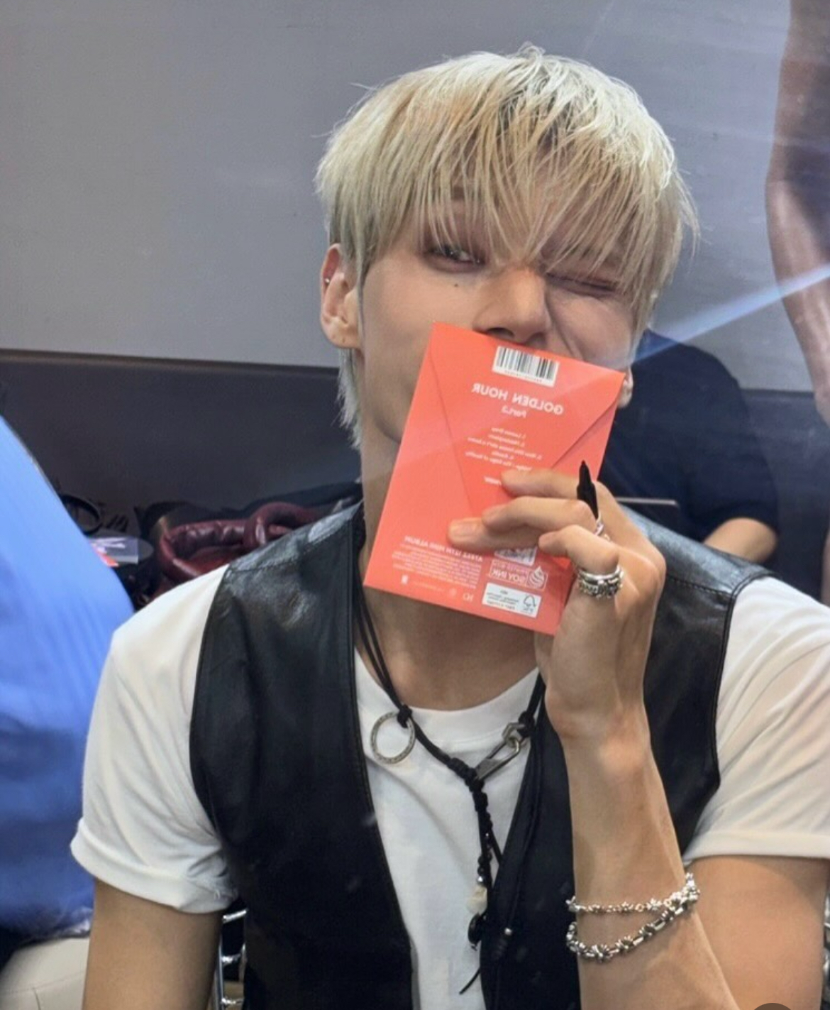 A moment captured by Wooyoung (ATEEZ)'s fan