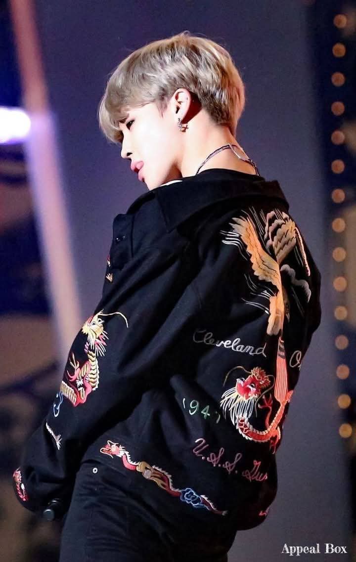 Recent activity shot of Jimin (BTS)