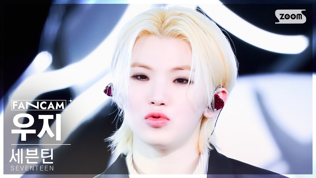 A moment captured by Woozi (SEVENTEEN)'s fan