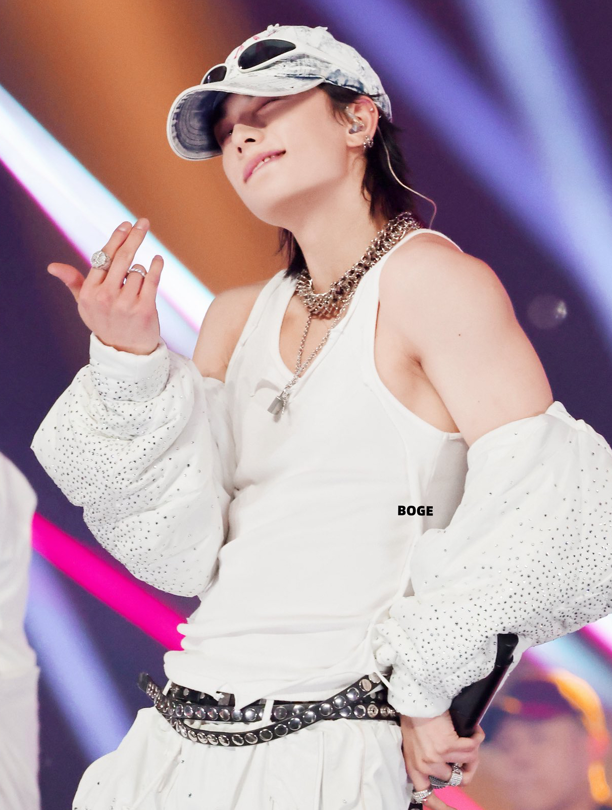 A moment captured by Hyunjin (Stray Kids)'s fan