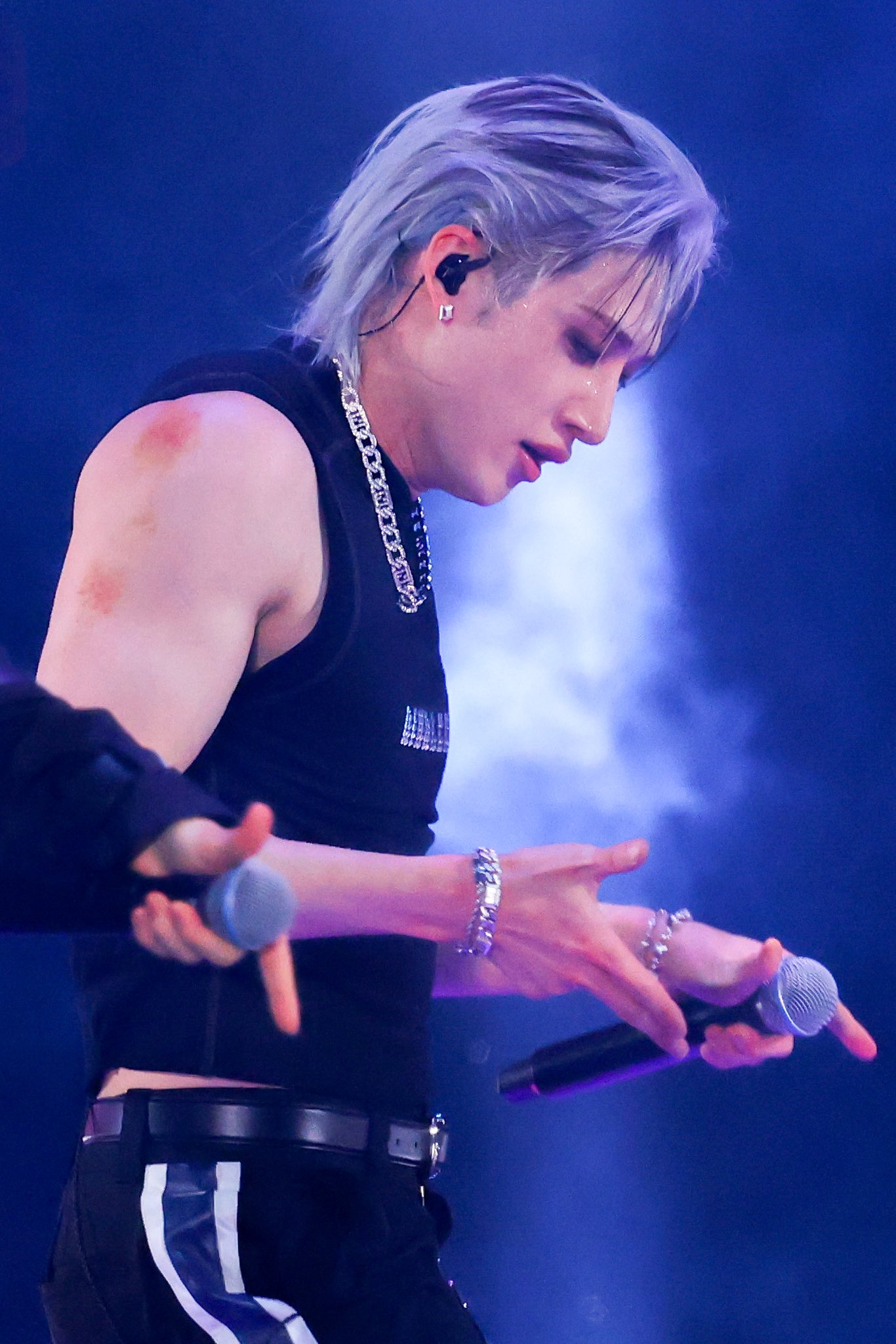 Recent activity shot of Bang Chan (Stray Kids)