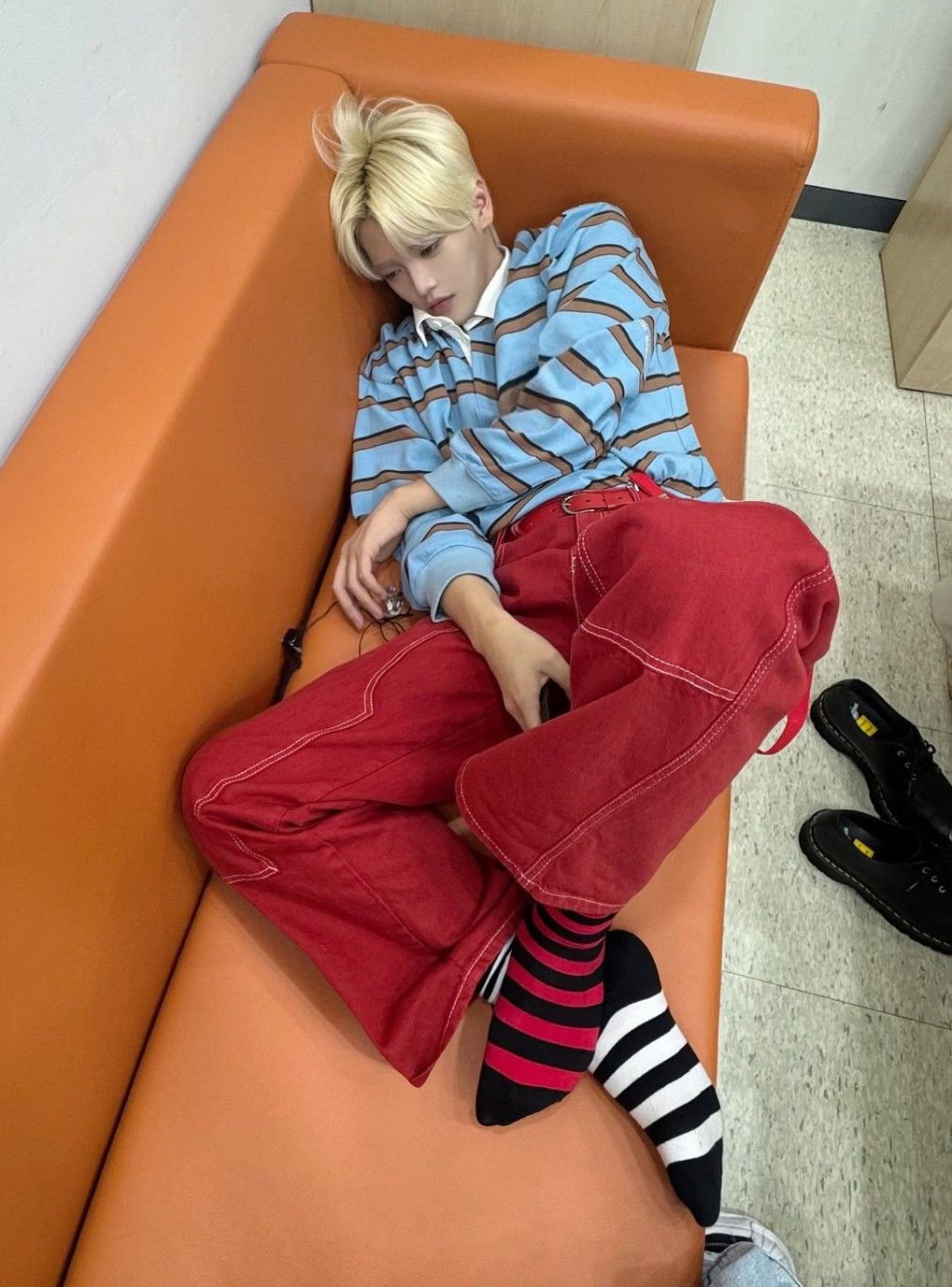 A moment captured by Jang Haneum's fan