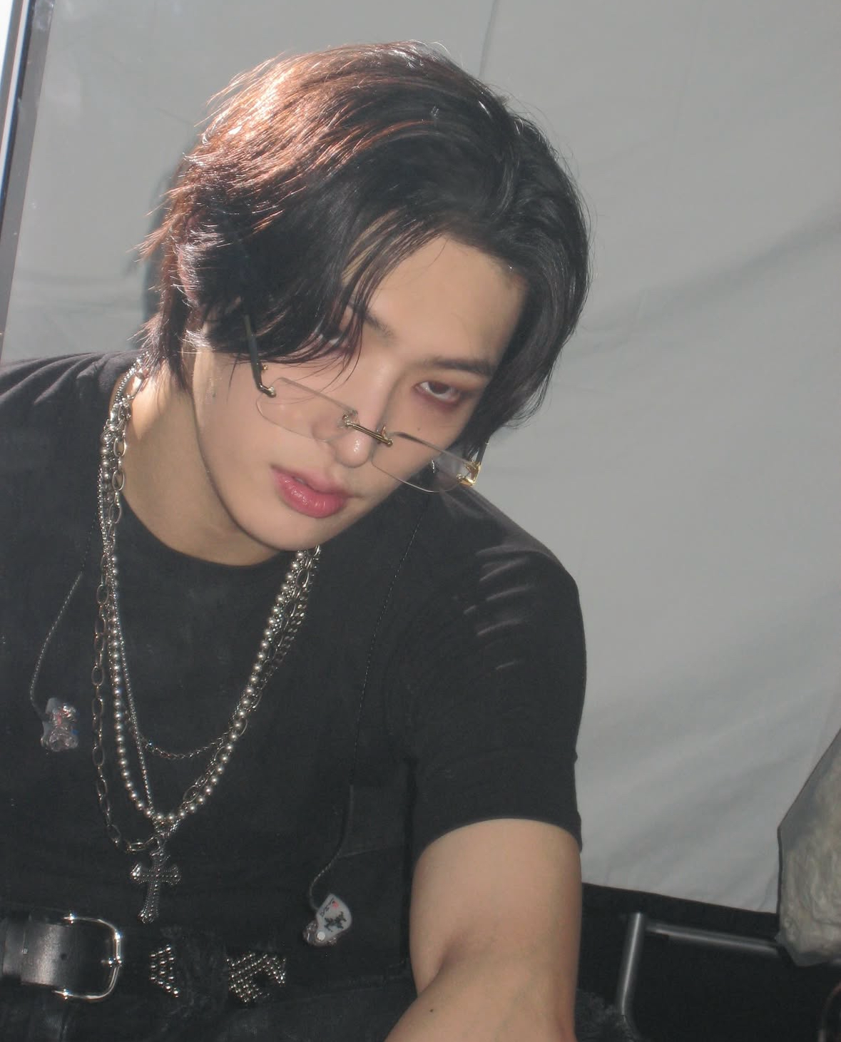 Recent activity shot of Mingi (ATEEZ)