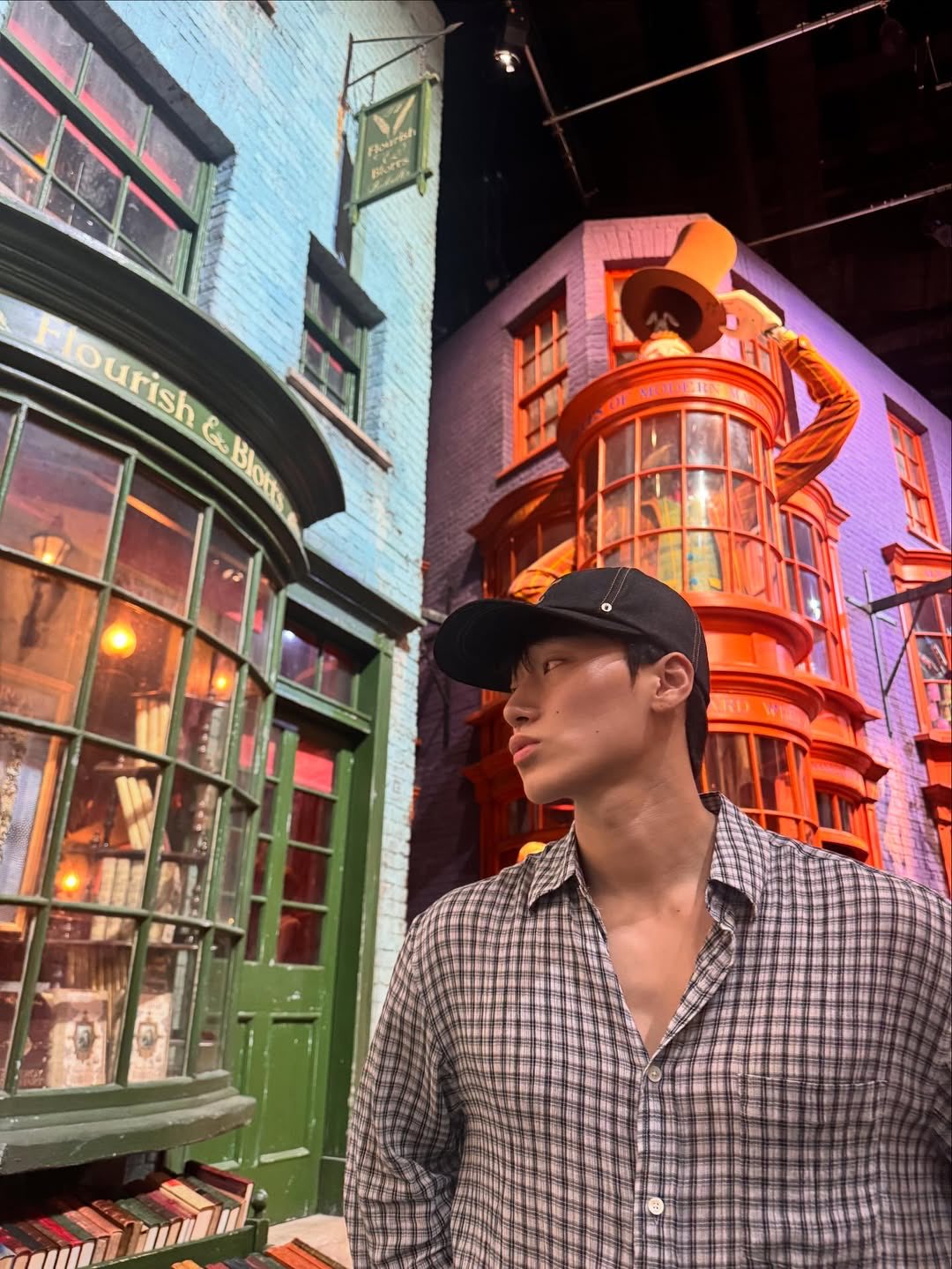 A moment captured by San (ATEEZ)'s fan