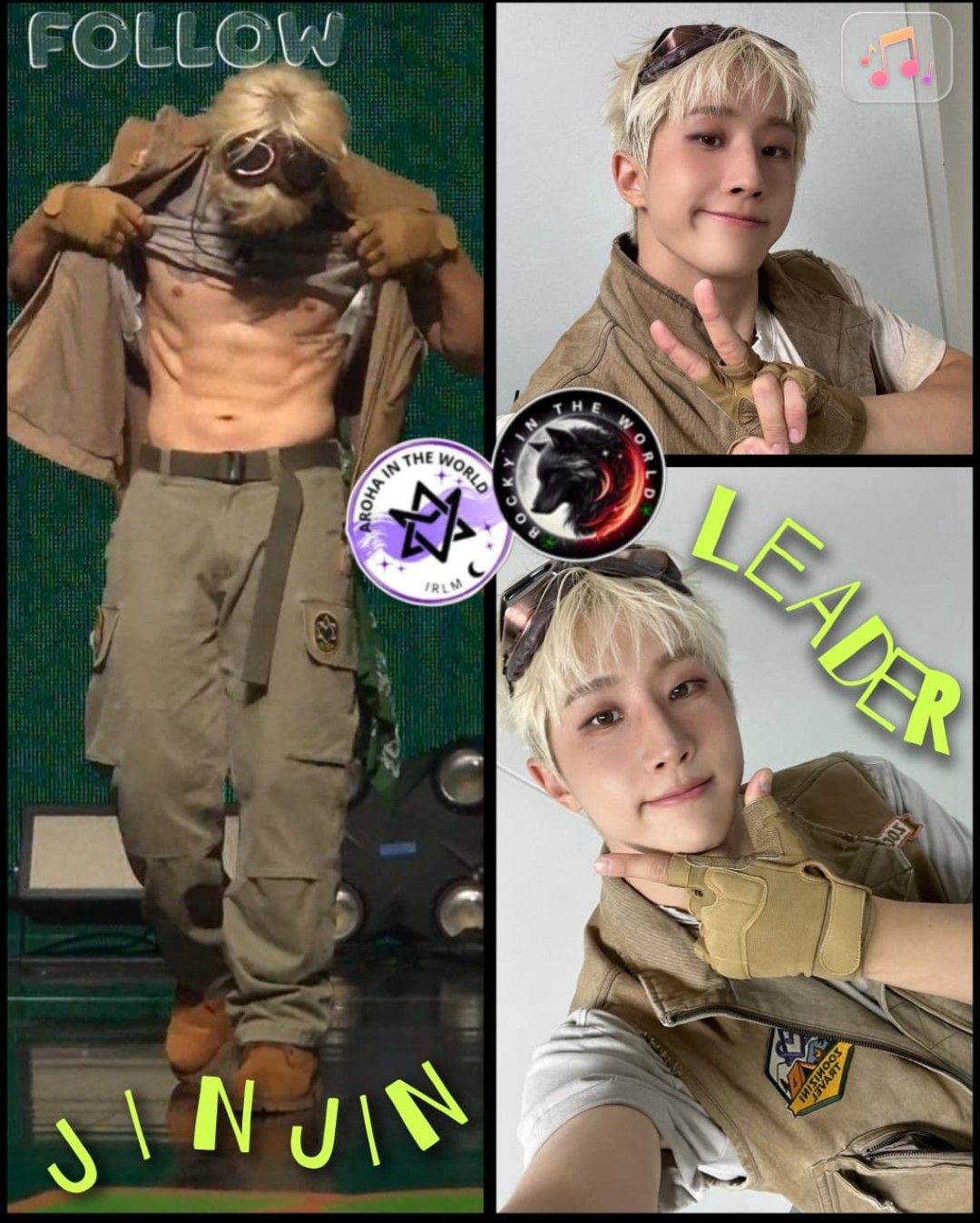 A moment captured by Jinjin (ASTRO)'s fan