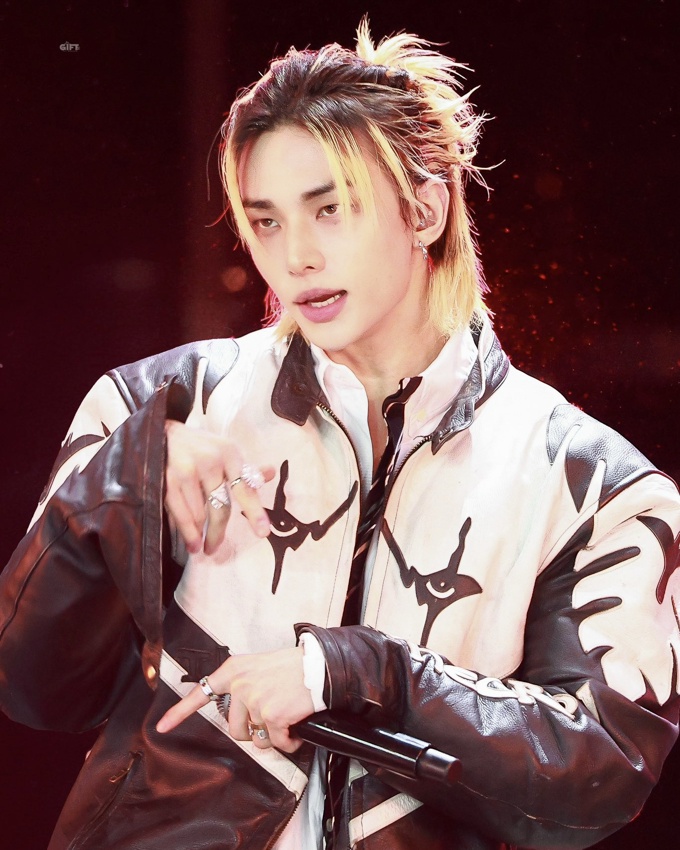 A moment captured by Hyunjin (Stray Kids)'s fan