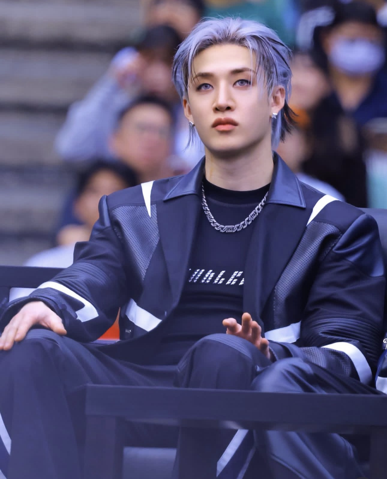 Recent activity shot of Bang Chan (Stray Kids)