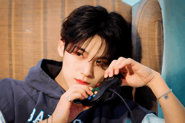 A moment captured by Mingyu (SEVENTEEN)'s fan