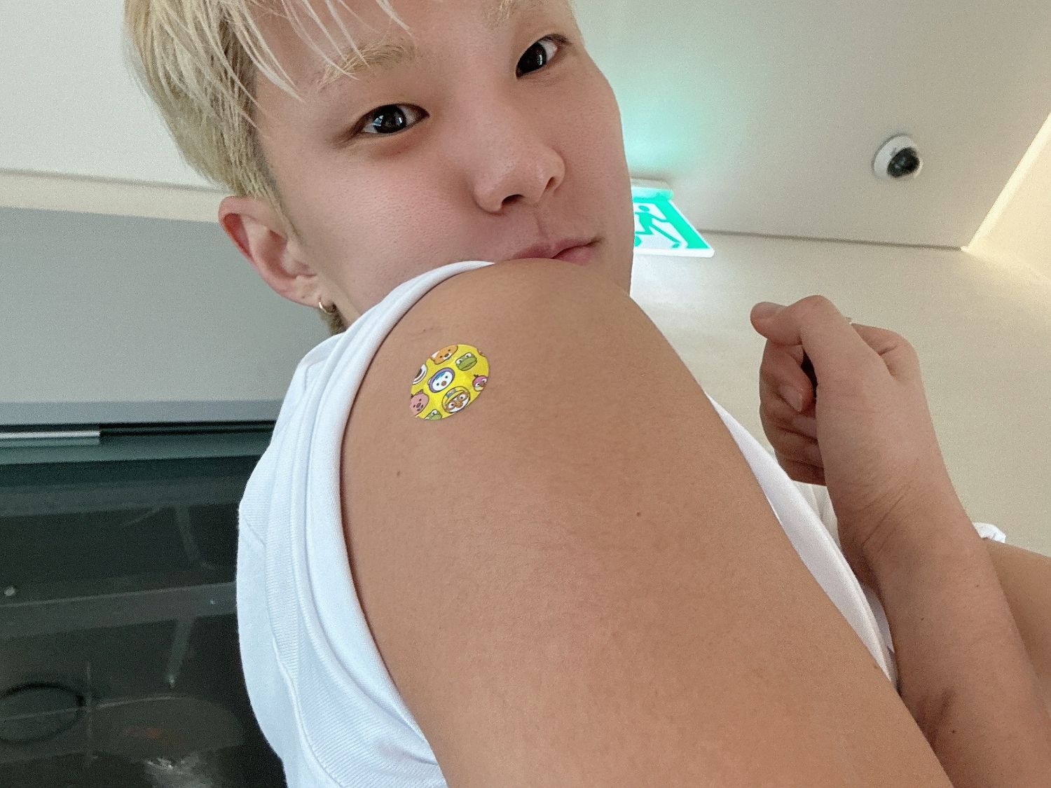 A moment captured by Hoshi (SEVENTEEN)'s fan