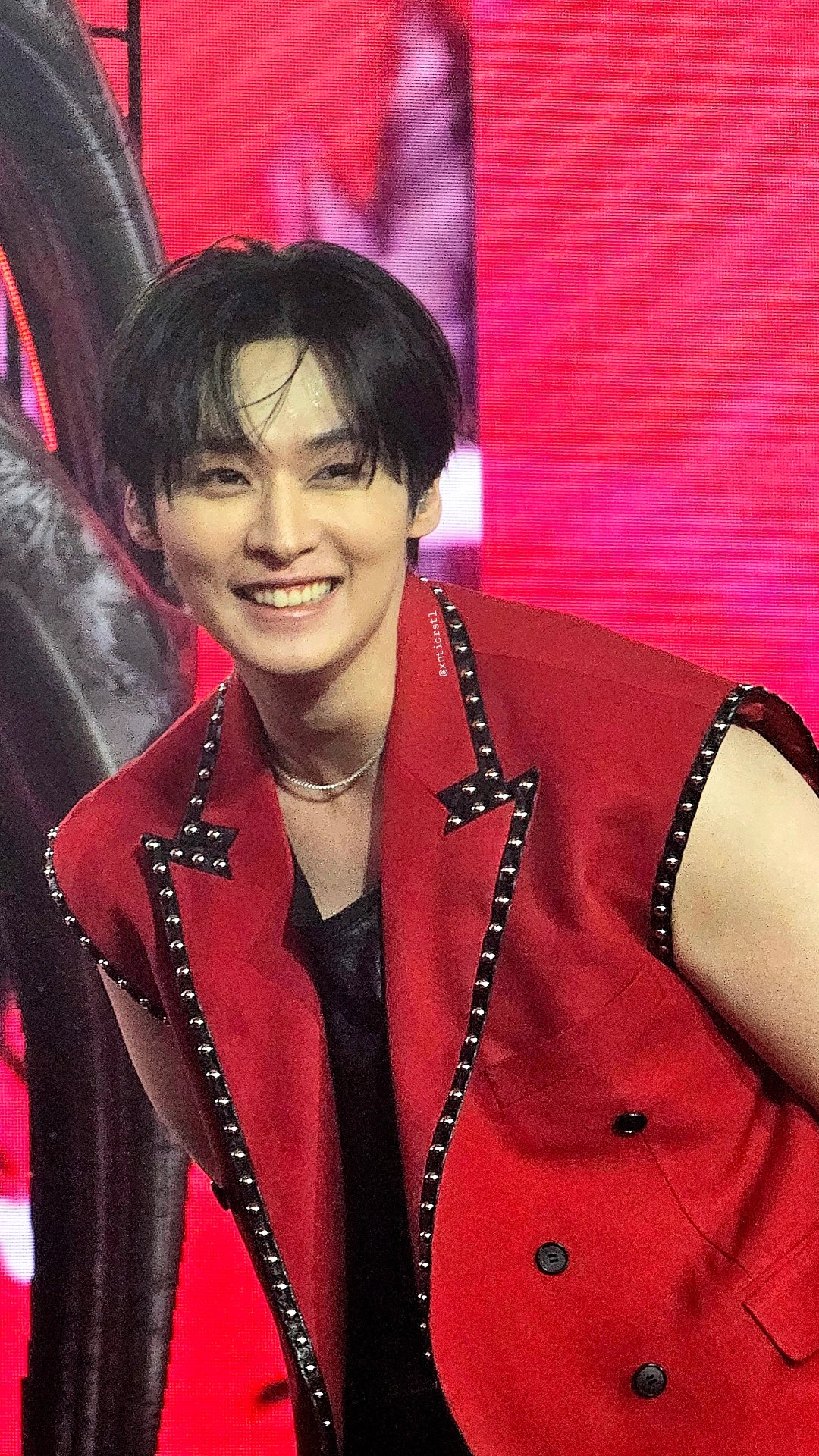 Recent activity shot of Lee Know (Stray Kids)