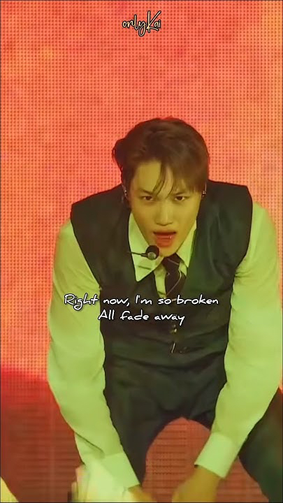 A heartfelt wallpaper shared by Kai (EXO)'s fans