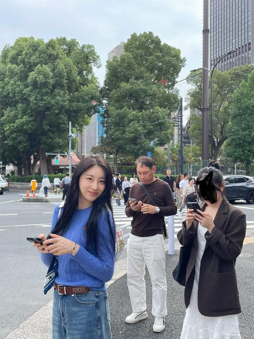 이채연의 비하인드 컷