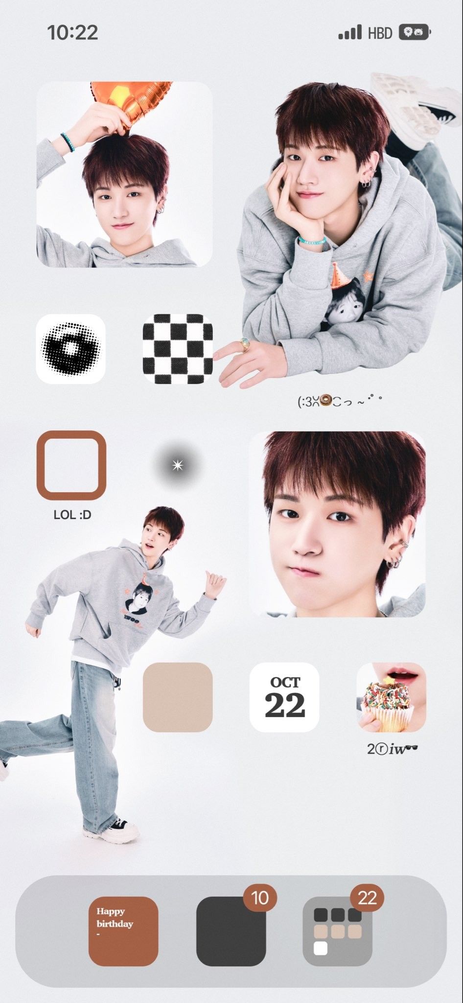 A heartfelt wallpaper shared by Riwoo (BOYNEXTDOOR)'s fans