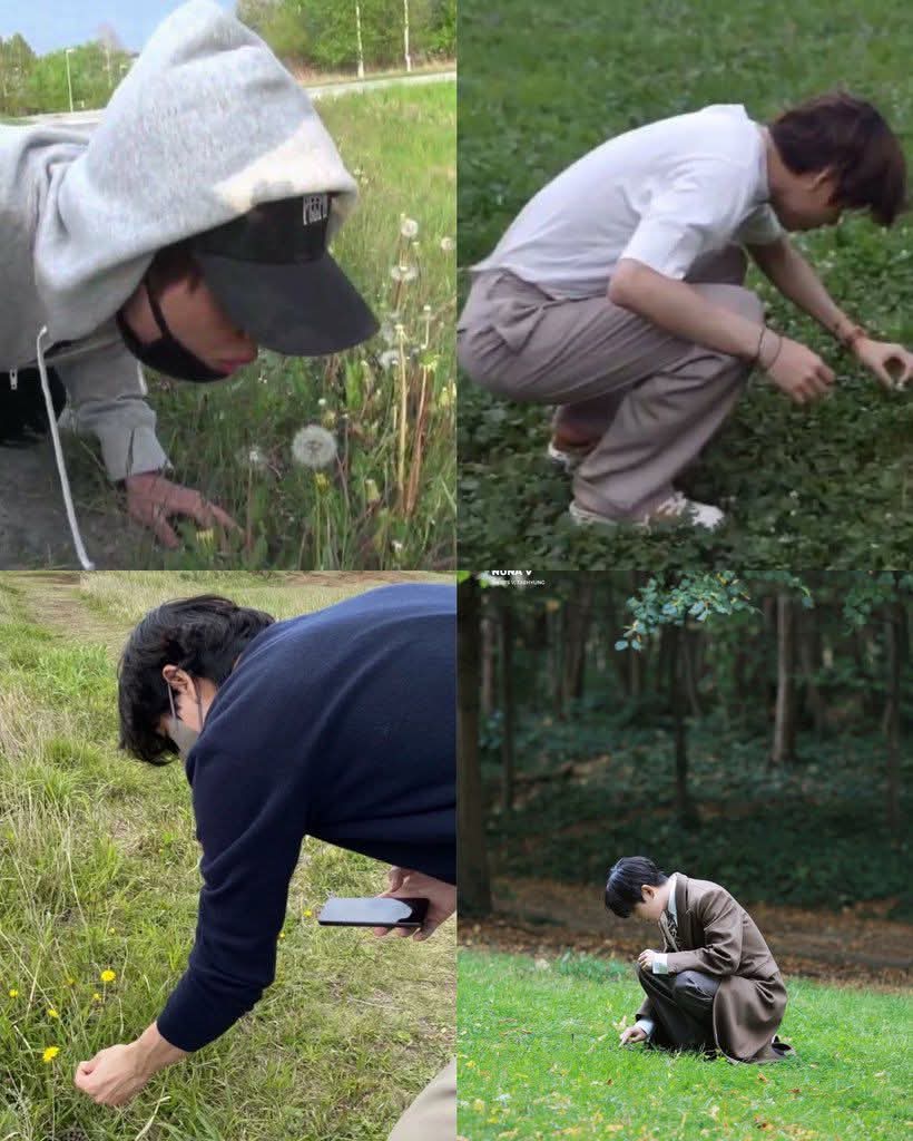 V (BTS)の舞台裏ショット