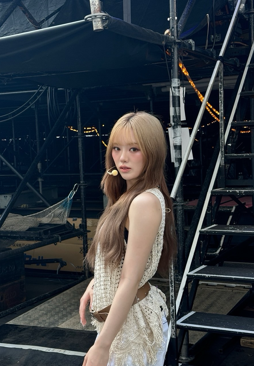 A moment captured by Rio (NiziU)'s fan