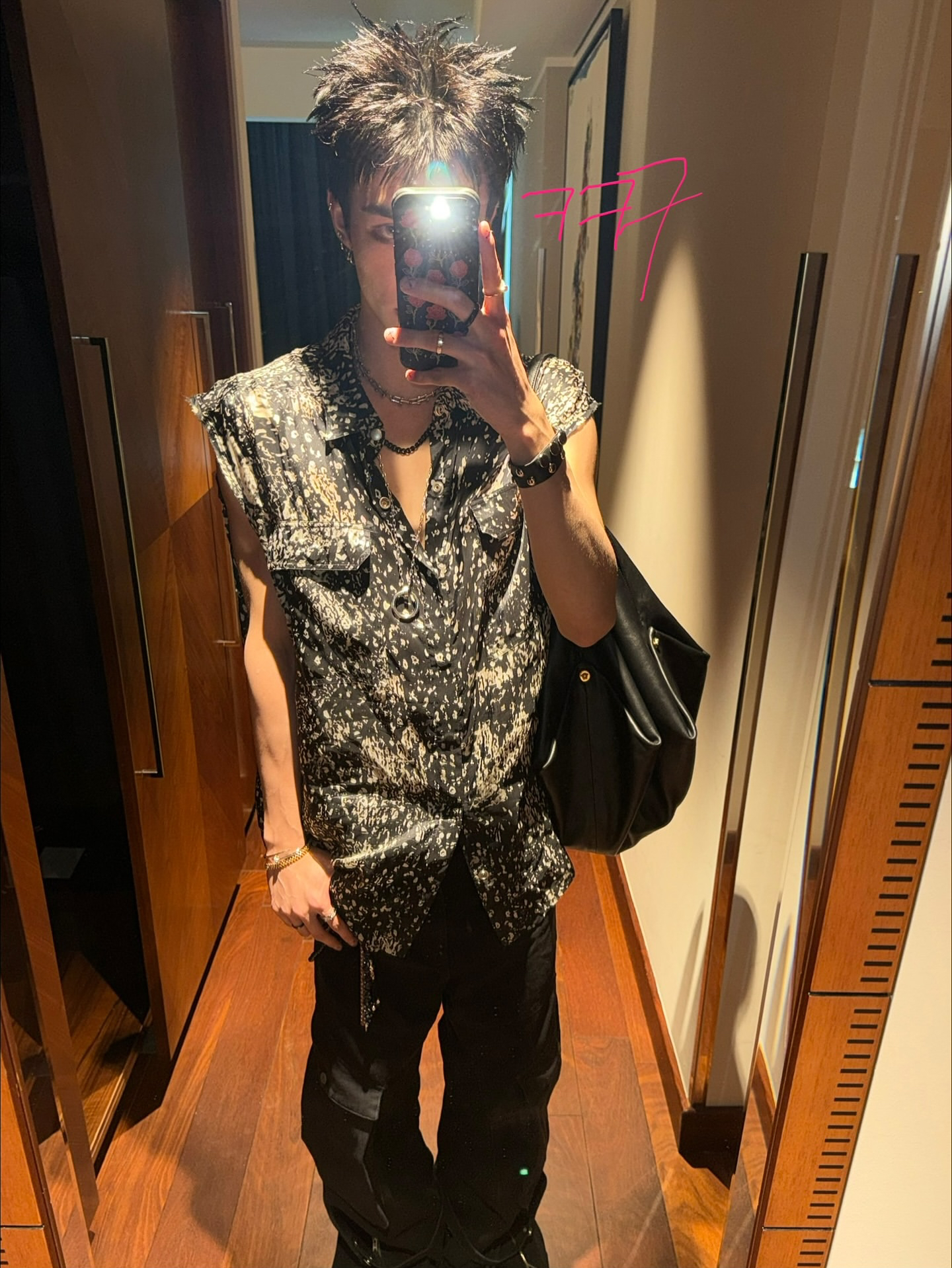 Recent activity shot of Hyunjin (Stray Kids)