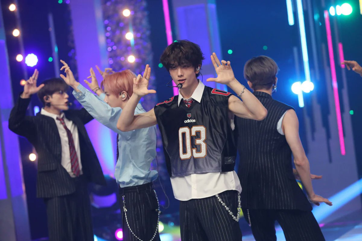 A moment captured by Jisung (NCT DREAM)'s fan