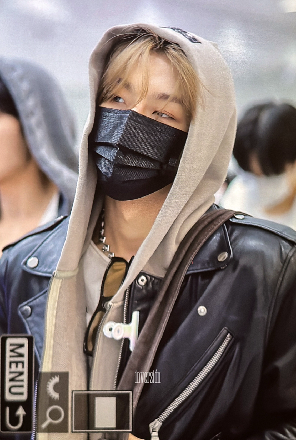 A moment captured by He Xinlong (ALPHA DRIVE ONE)'s fan