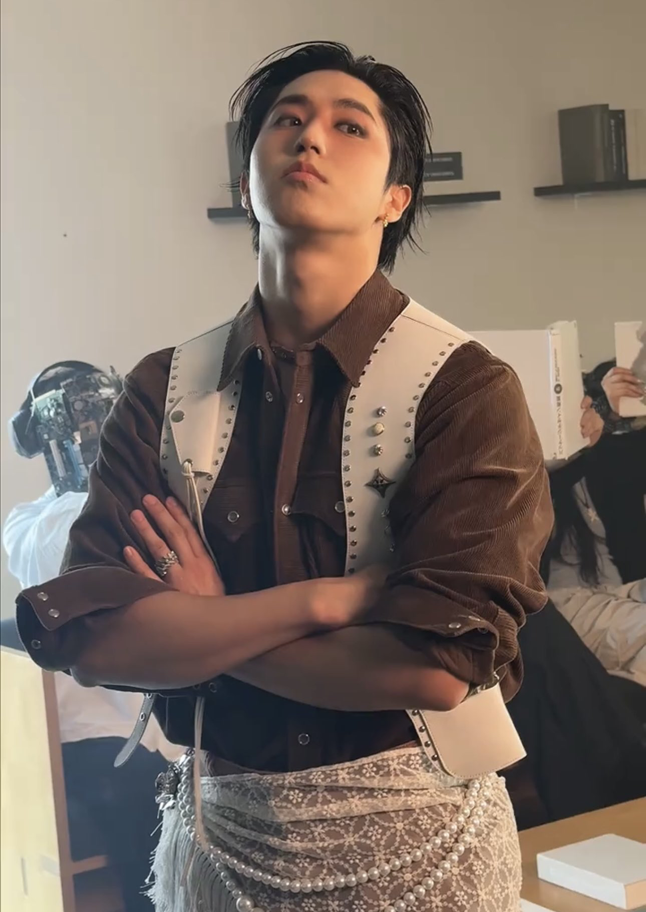 Recent activity shot of HAN (Stray Kids)