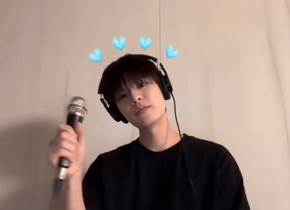 A moment captured by Seungmin (Stray Kids)'s fan