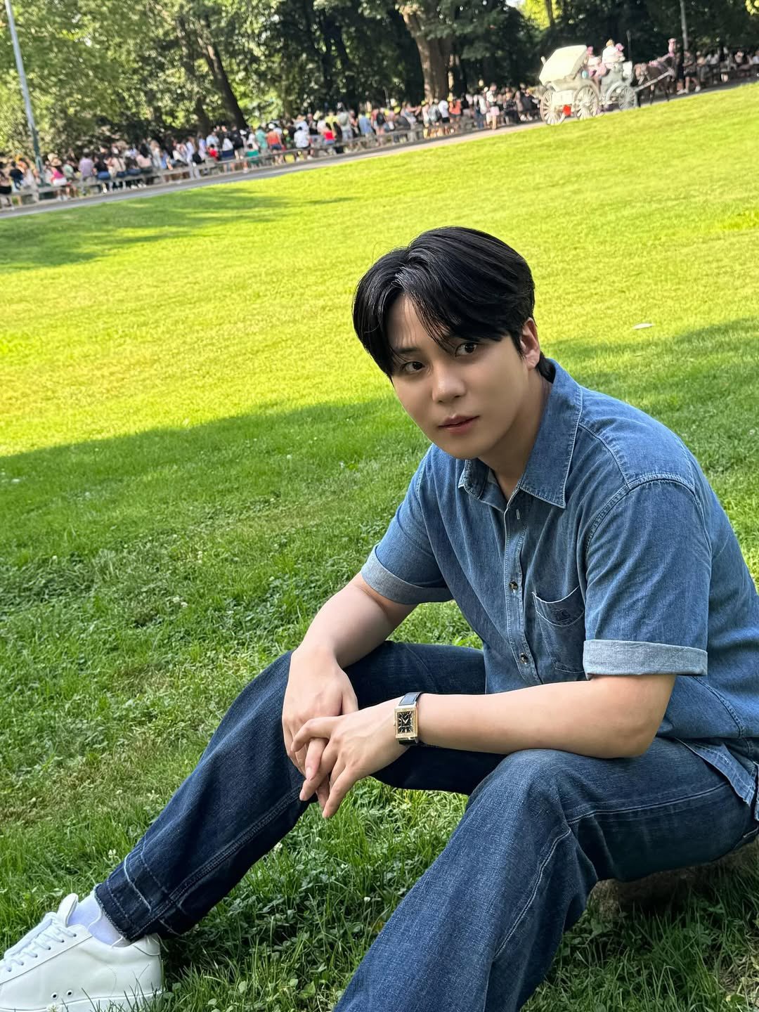 Recent activity shot of Jongho (ATEEZ)