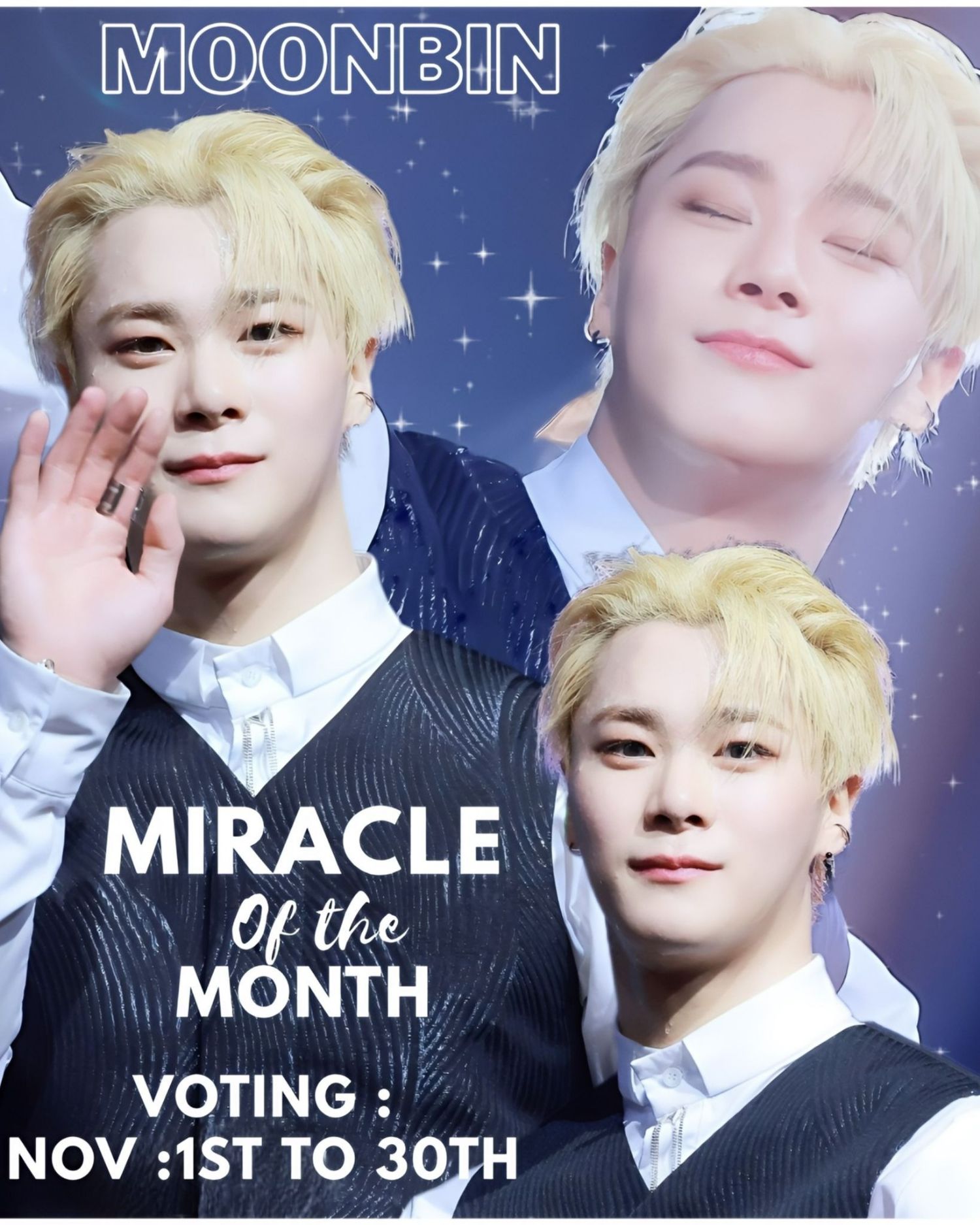 Recent activity shot of Moonbin (ASTRO)
