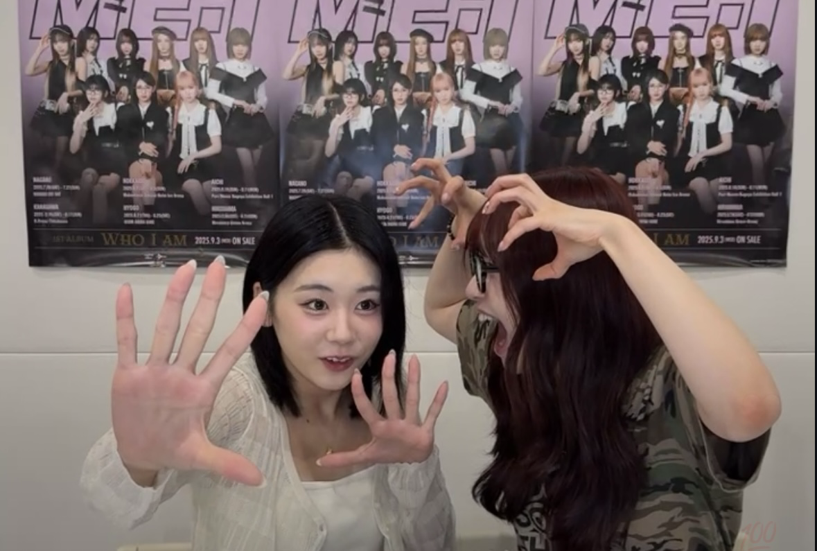 Behind-the-scenes cut of Sasaki Kokona (ME:I)