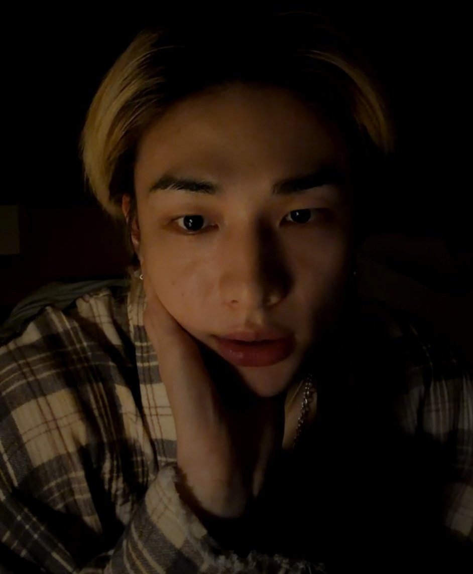 Recent activity shot of Hyunjin (Stray Kids)