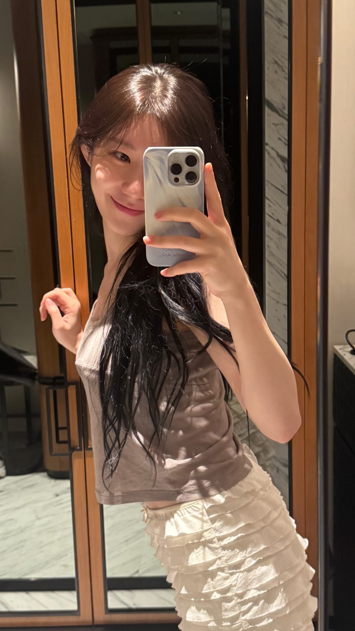 A moment captured by Chaeryeong (ITZY)'s fan