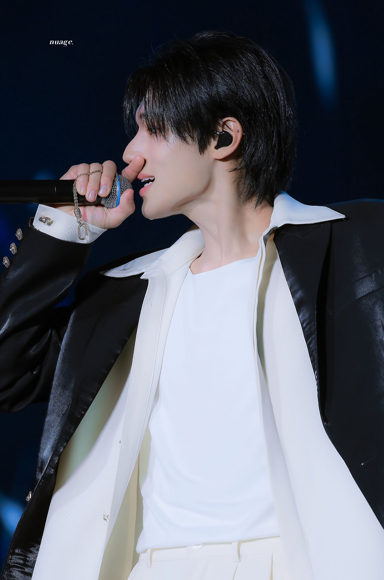 Recent activity shot of Wooyoung (ATEEZ)